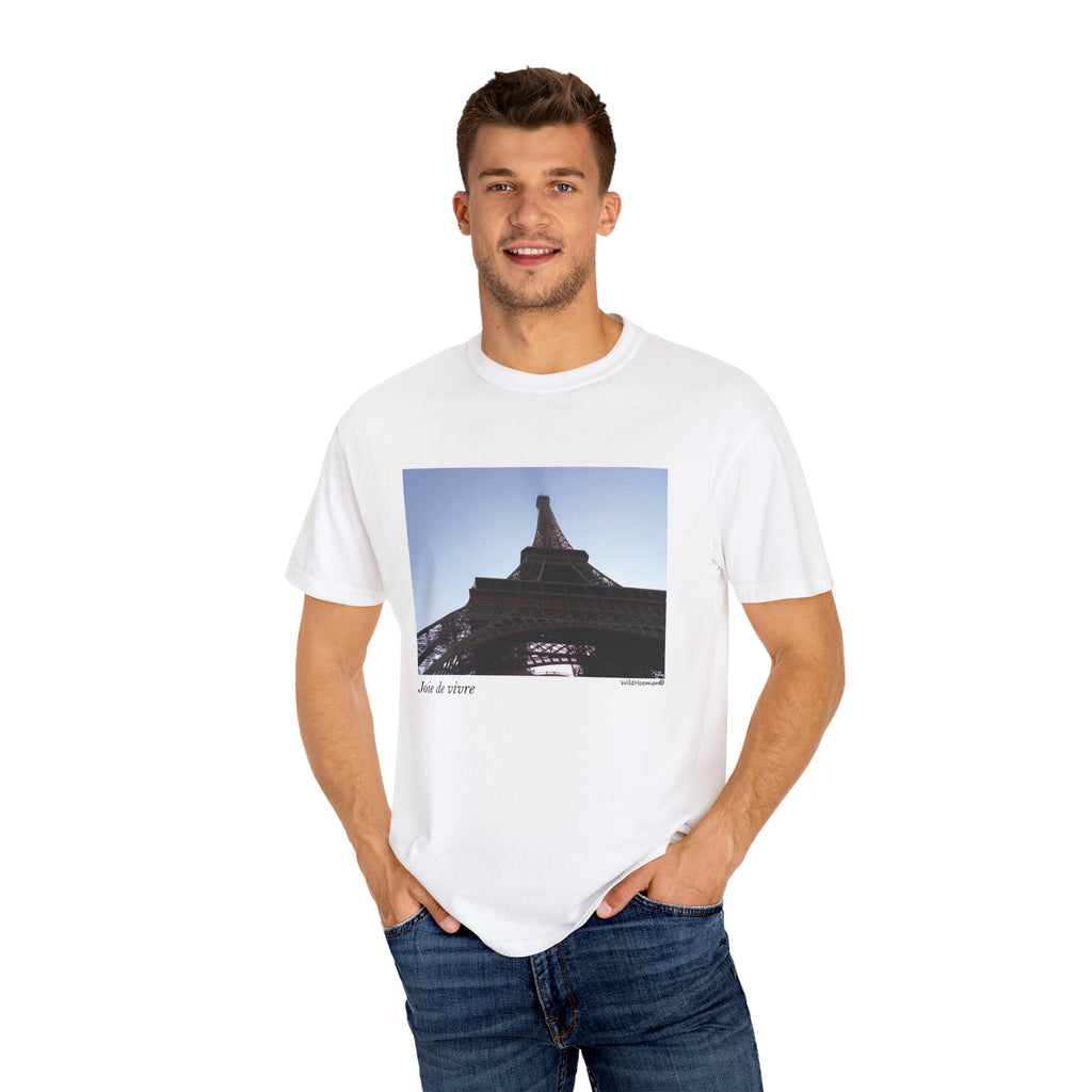 WildHooman Eiffel Tower Joie de Vivre Unisex T-Shirt