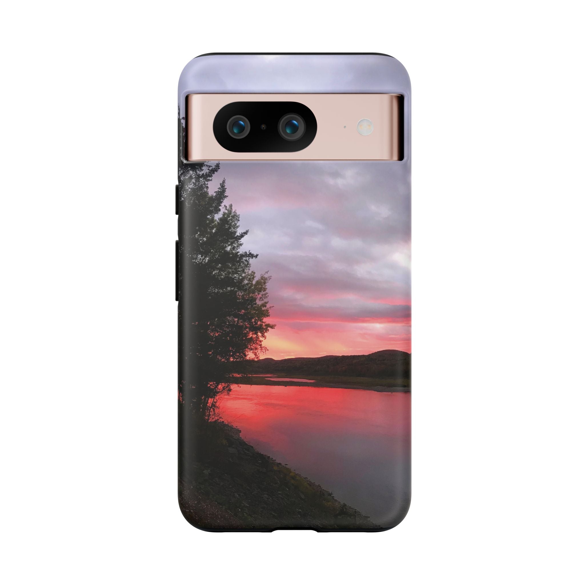 WildHooman Sunset -  St. John River, Maine - Phone Protective Cover