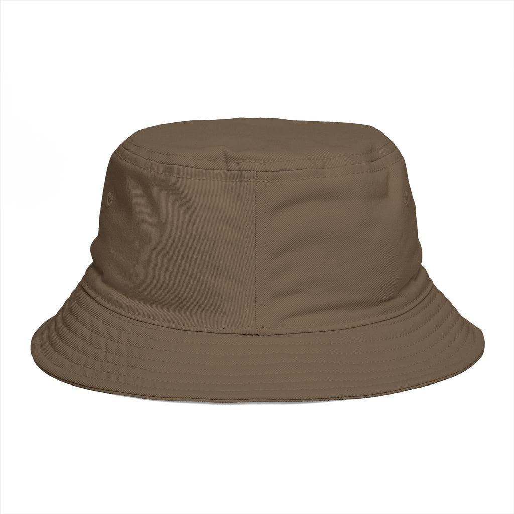 WildHooman Brown Bucket Hat — Outdoor Adventure Logo Hat