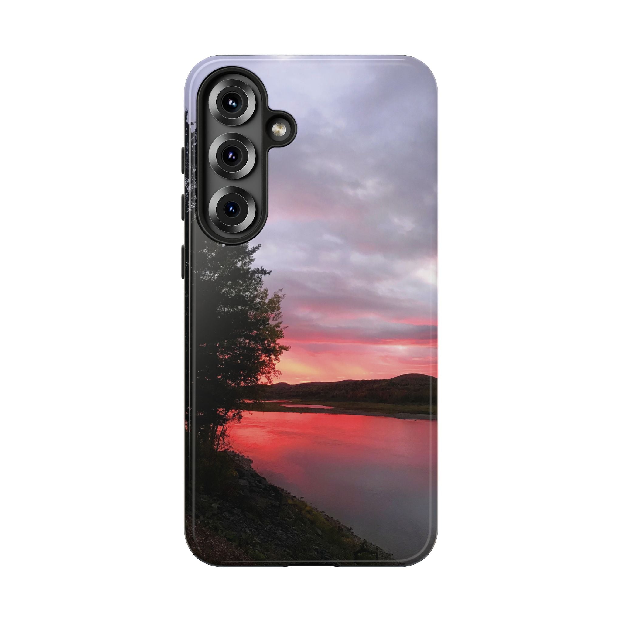 WildHooman Sunset -  St. John River, Maine - Phone Protective Cover