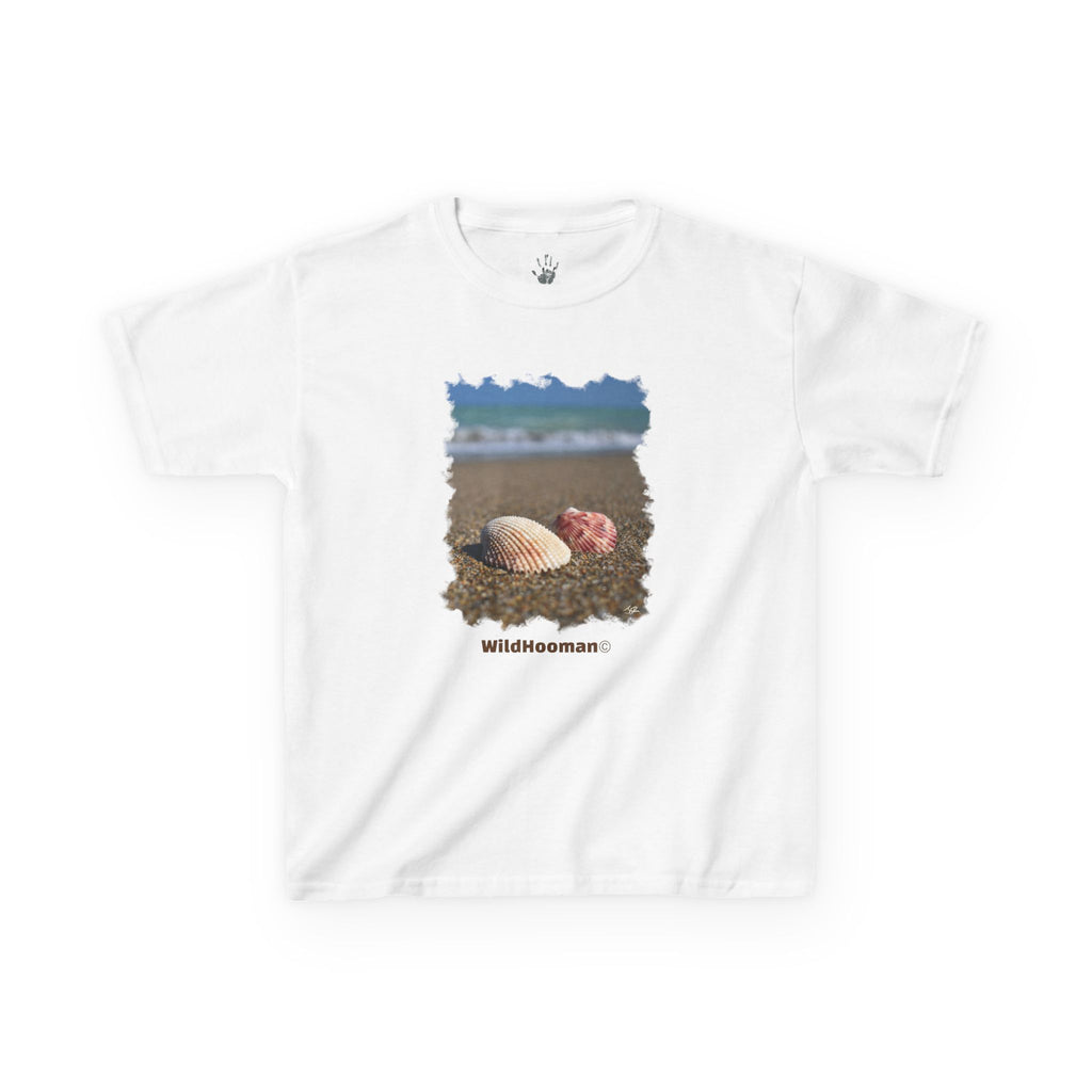 WildHooman - Scallops Kids Heavy Cotton T-Shirt