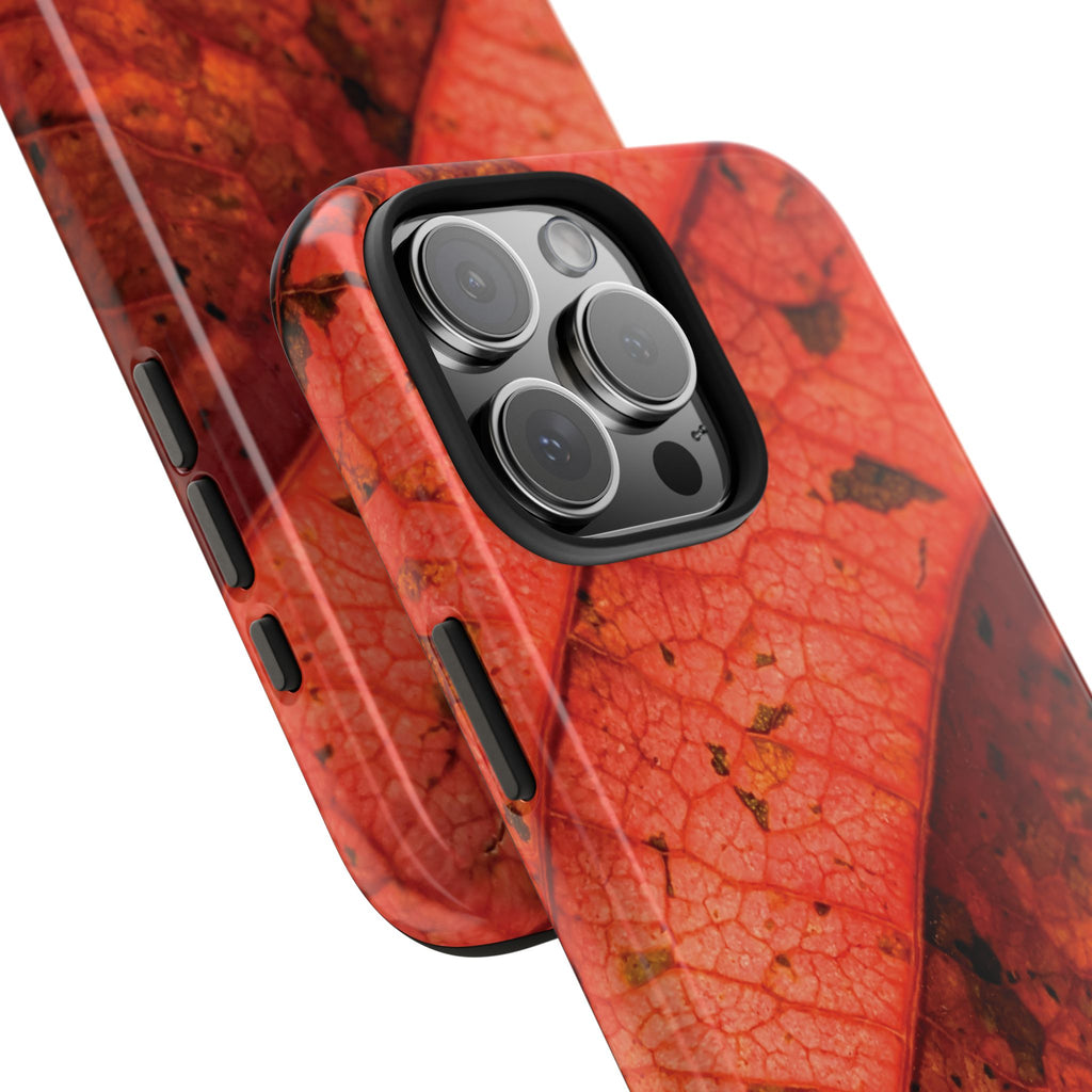 WildHooman - Red Leaf Autumn Vibe - Tough Case