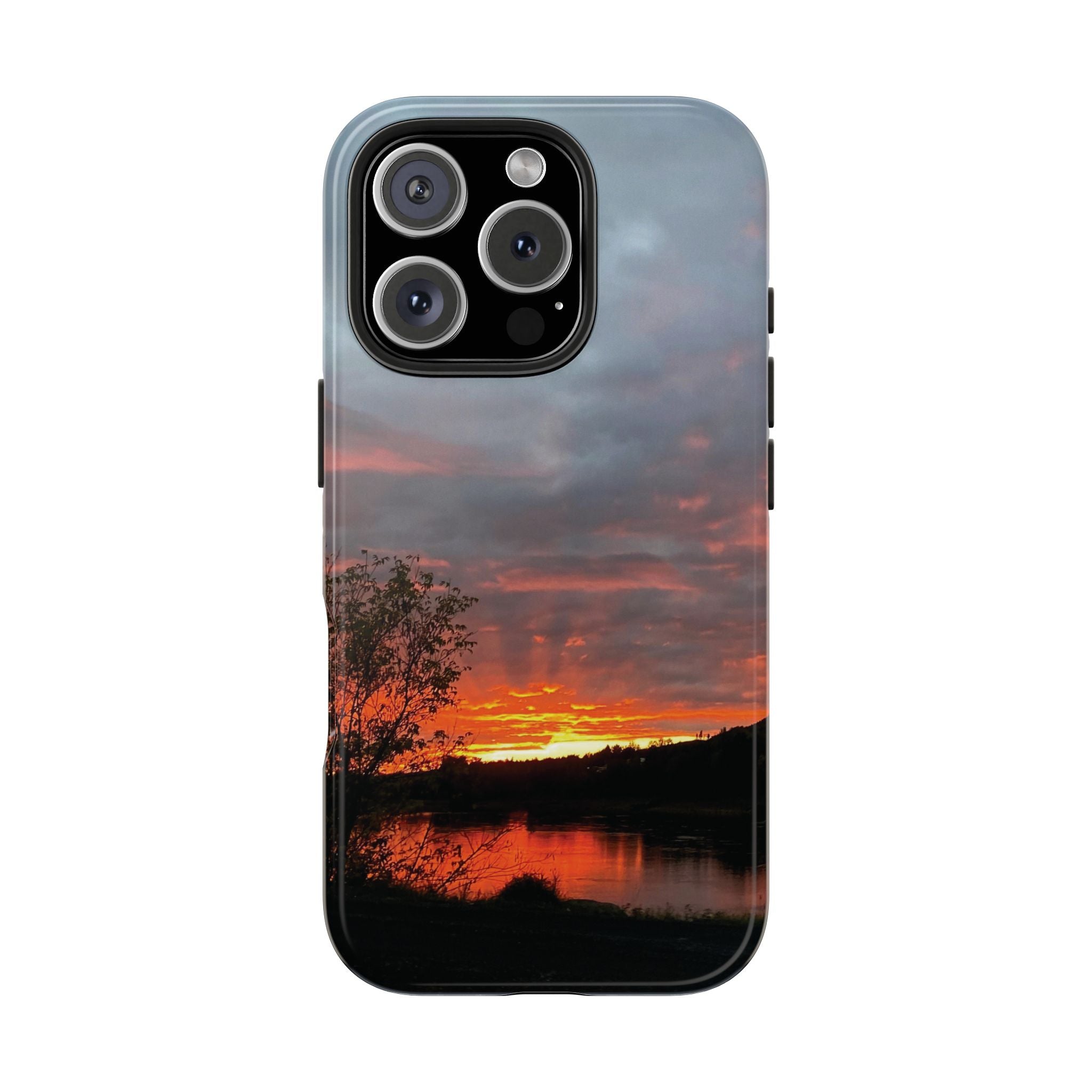 WildHooman St. John River, Maine Sunset Tough Phone Case
