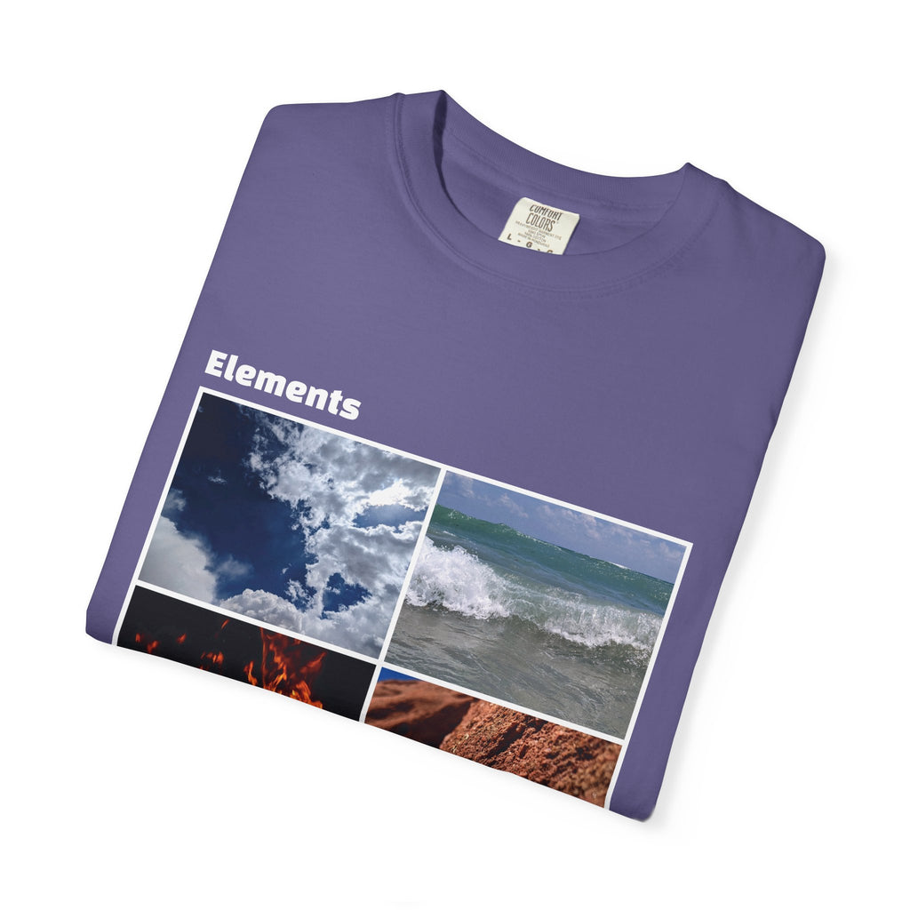 WildHooman Nature's Elements Unisex T-Shirt - Ocean, Fire, Earth & Air