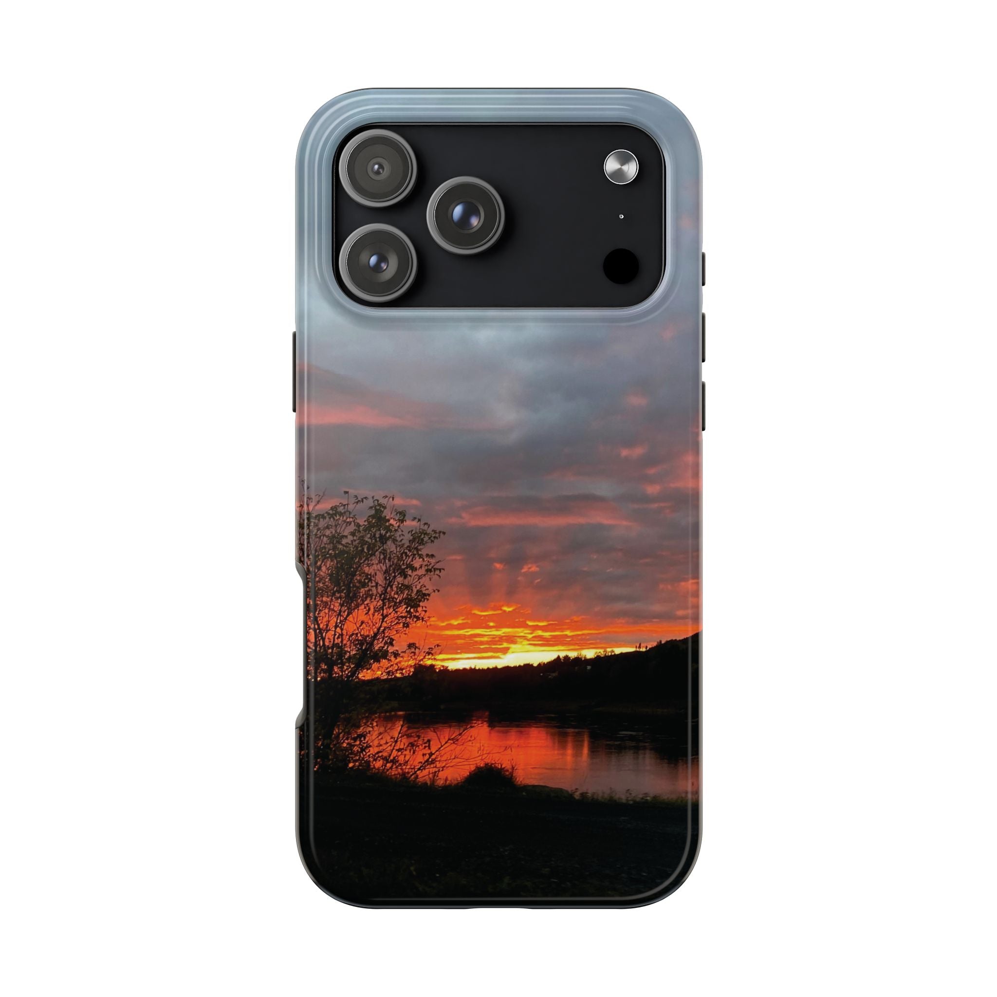 WildHooman St. John River, Maine Sunset Tough Phone Case