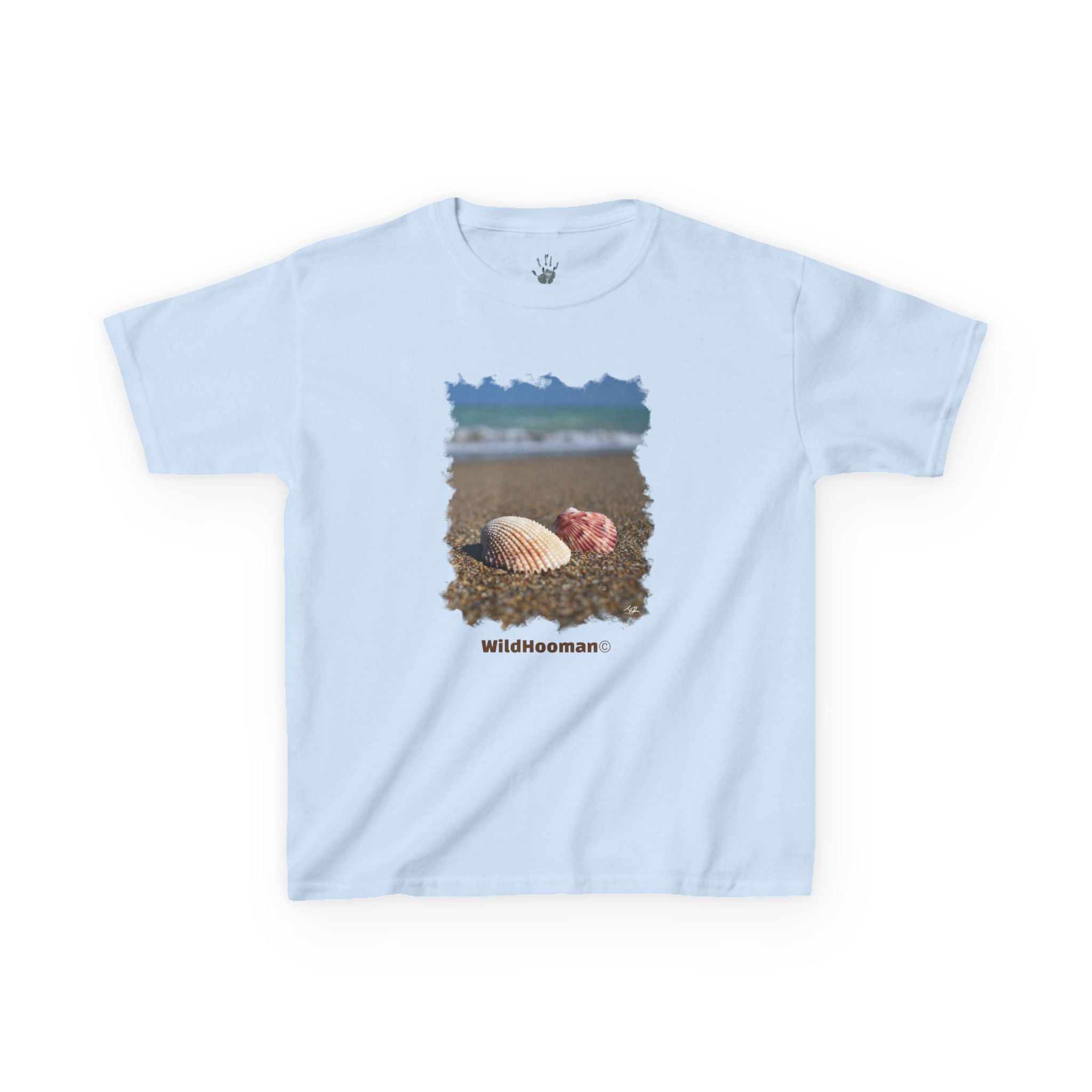 WildHooman - Scallops Kids Heavy Cotton T-Shirt
