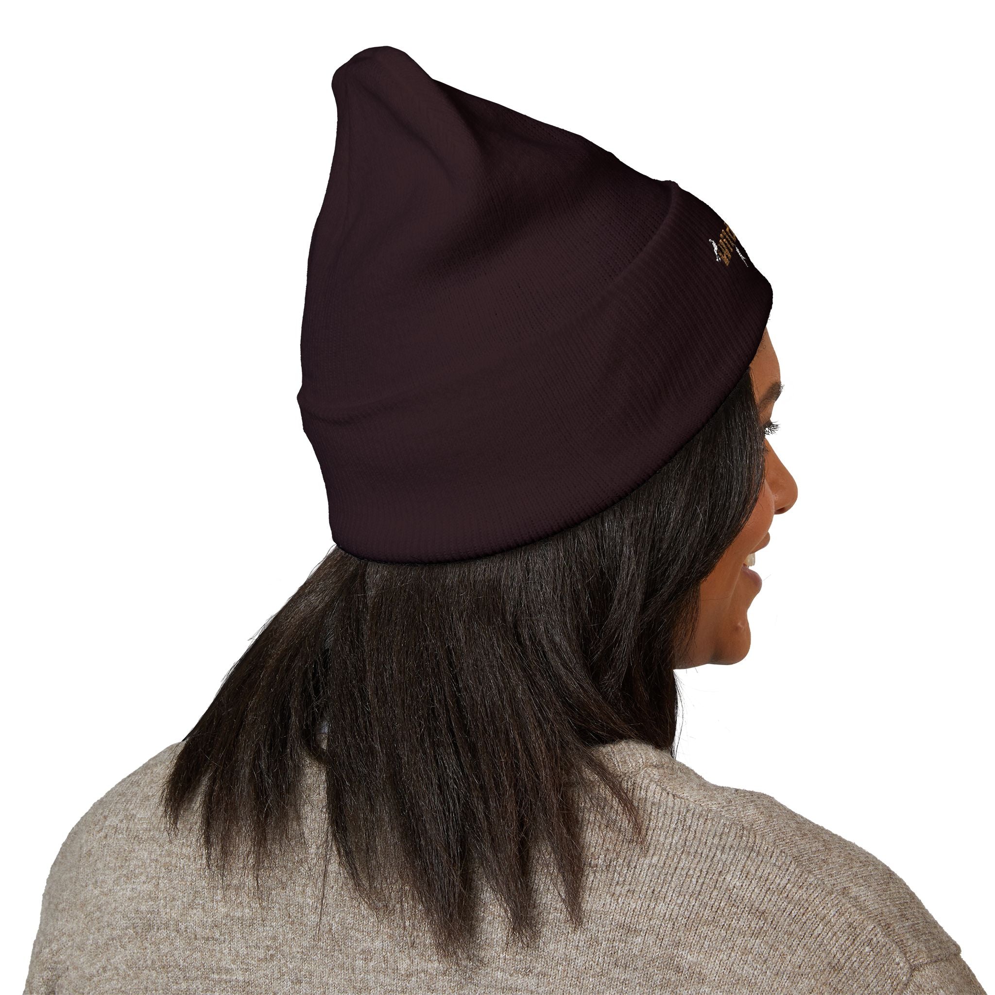 WildHoodman Embroidered Cuffed Beanie - WildHooman