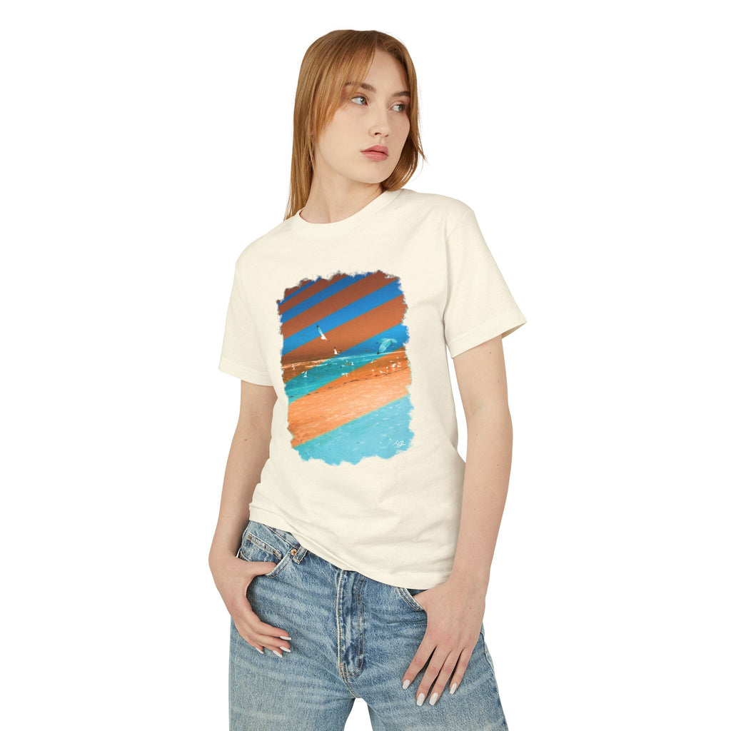 WildHooman - Seagulls Coquina Beach, FL   Unisex Garment-Dyed Heavy Cotton T-shirt