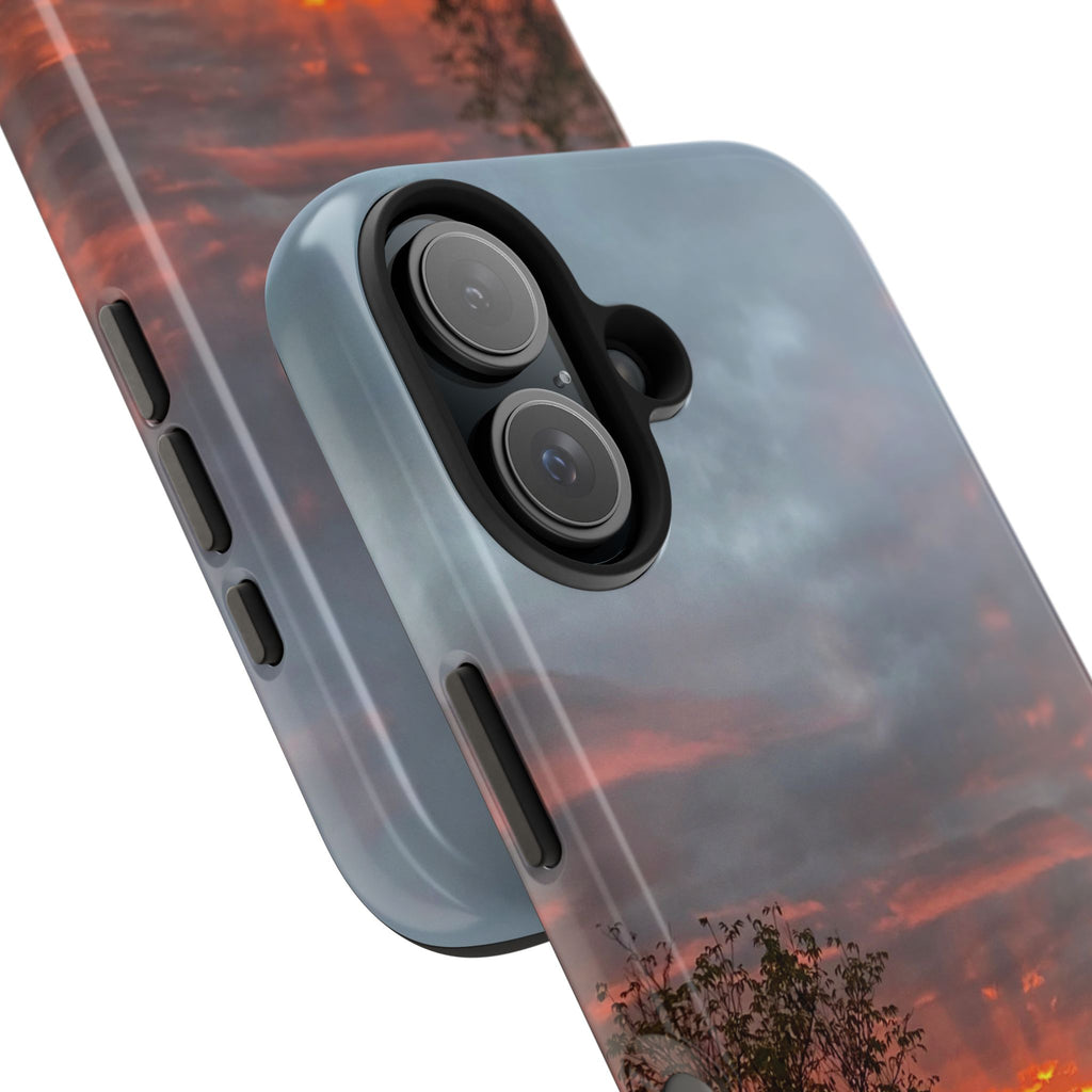 WildHooman St. John River, Maine Sunset Tough Phone Case