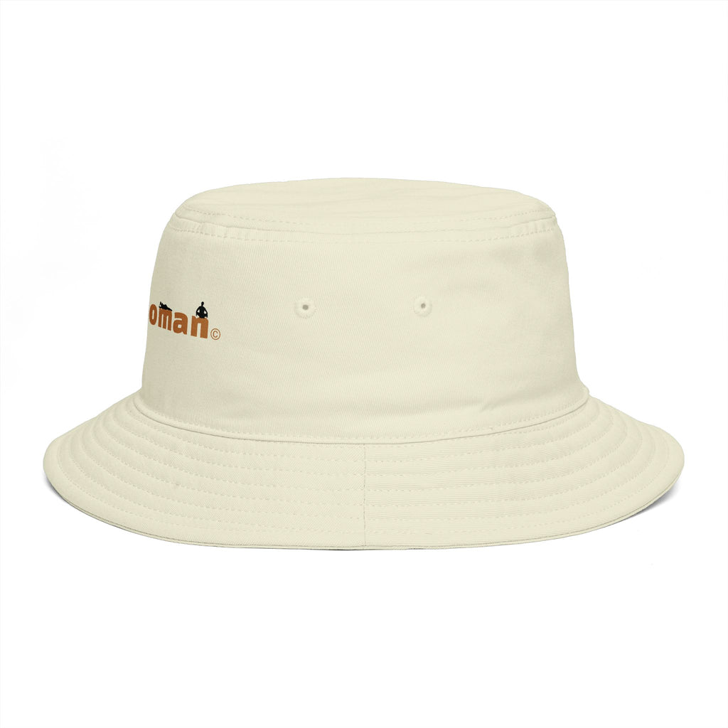 WildHooman Brown Bucket Hat — Outdoor Adventure Logo Hat