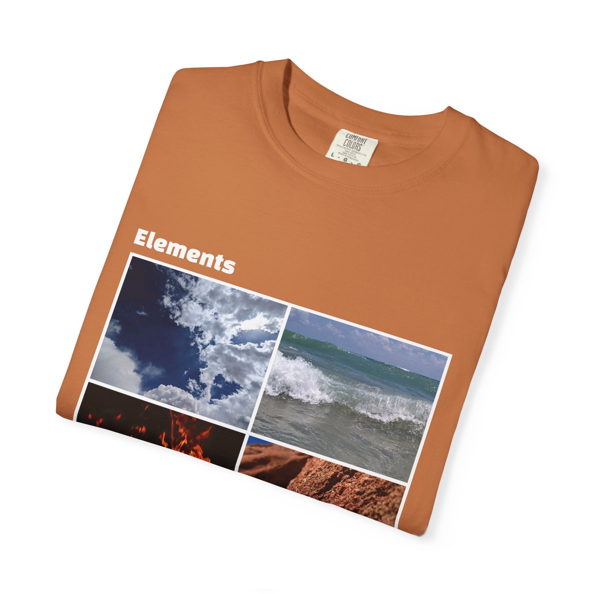 WildHooman Nature's Elements Unisex T-Shirt - Ocean, Fire, Earth & Air
