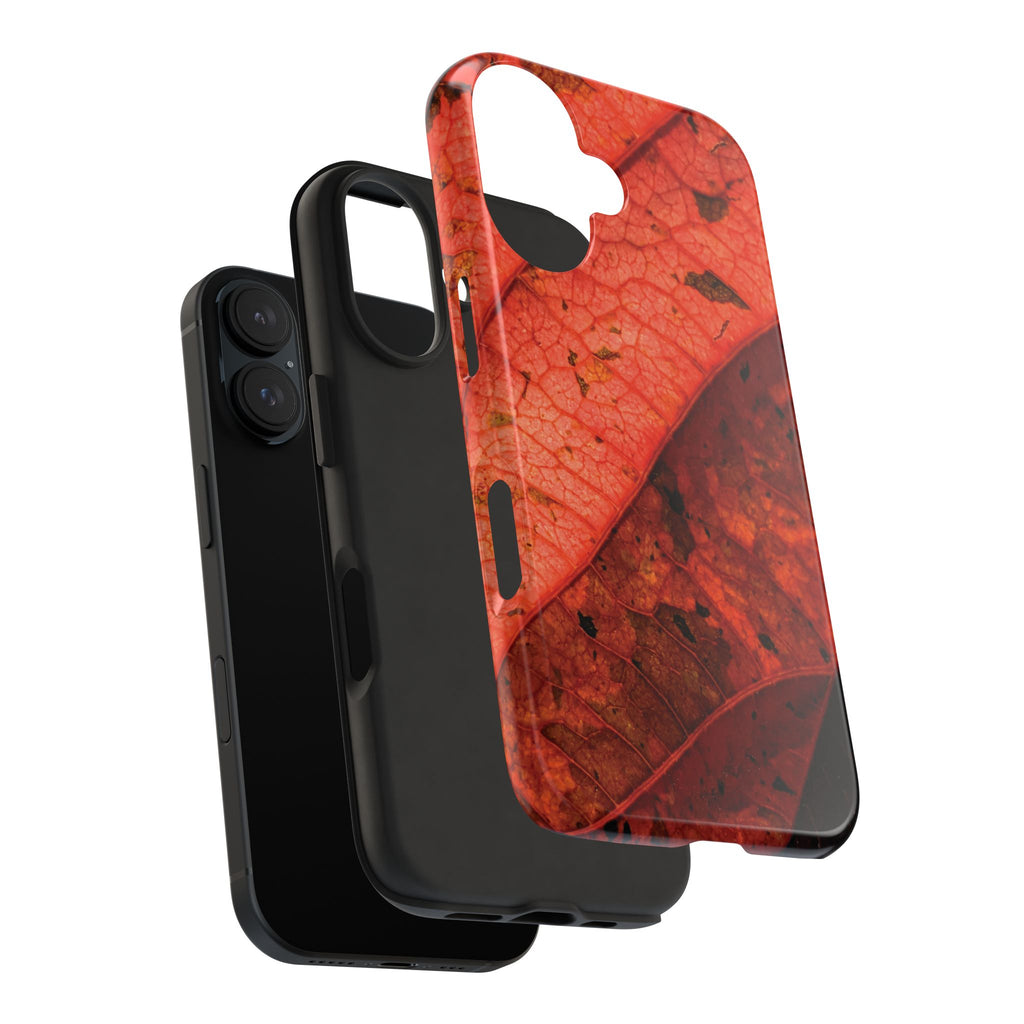 WildHooman - Red Leaf Autumn Vibe - Tough Case
