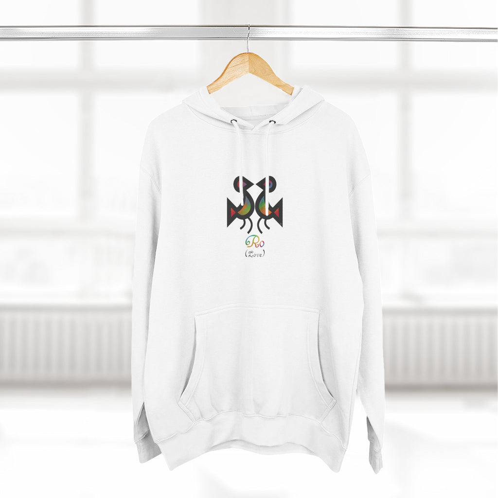WildHooman Taino Ro (Love) Three-Panel Fleece Hoodie