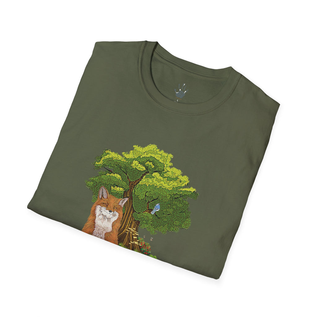 Wildhooman Fox Unisex Cotton T-shirt - WildHooman