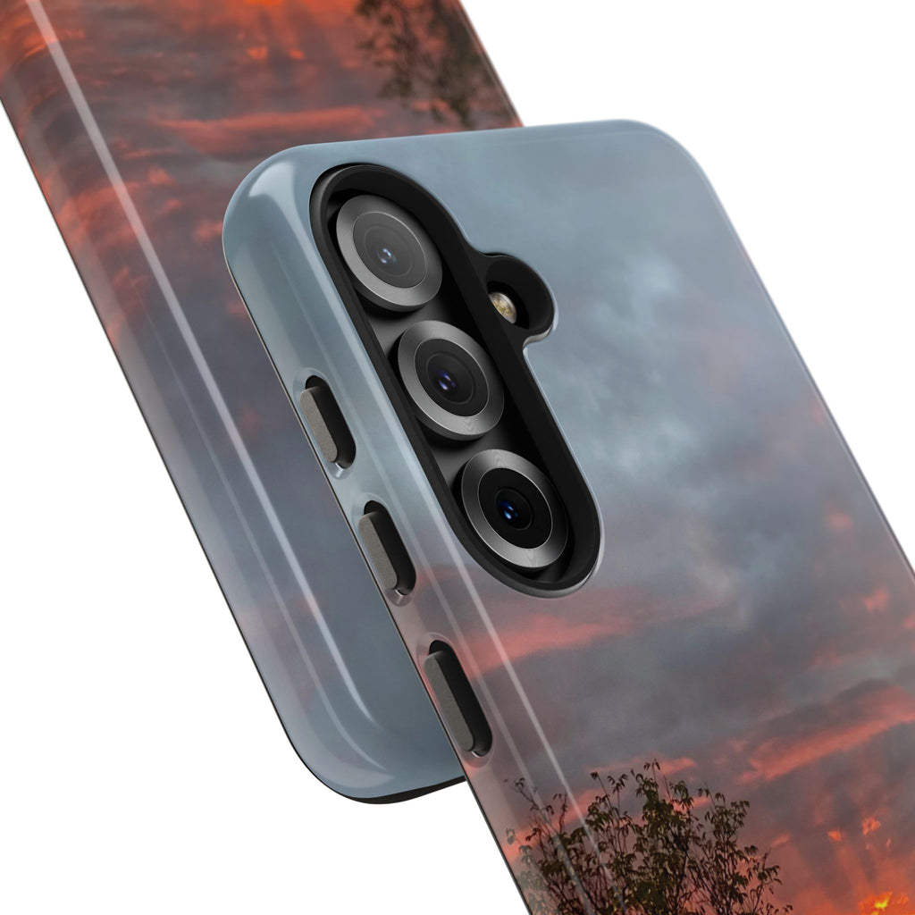 WildHooman St. John River, Maine Sunset Tough Phone Case