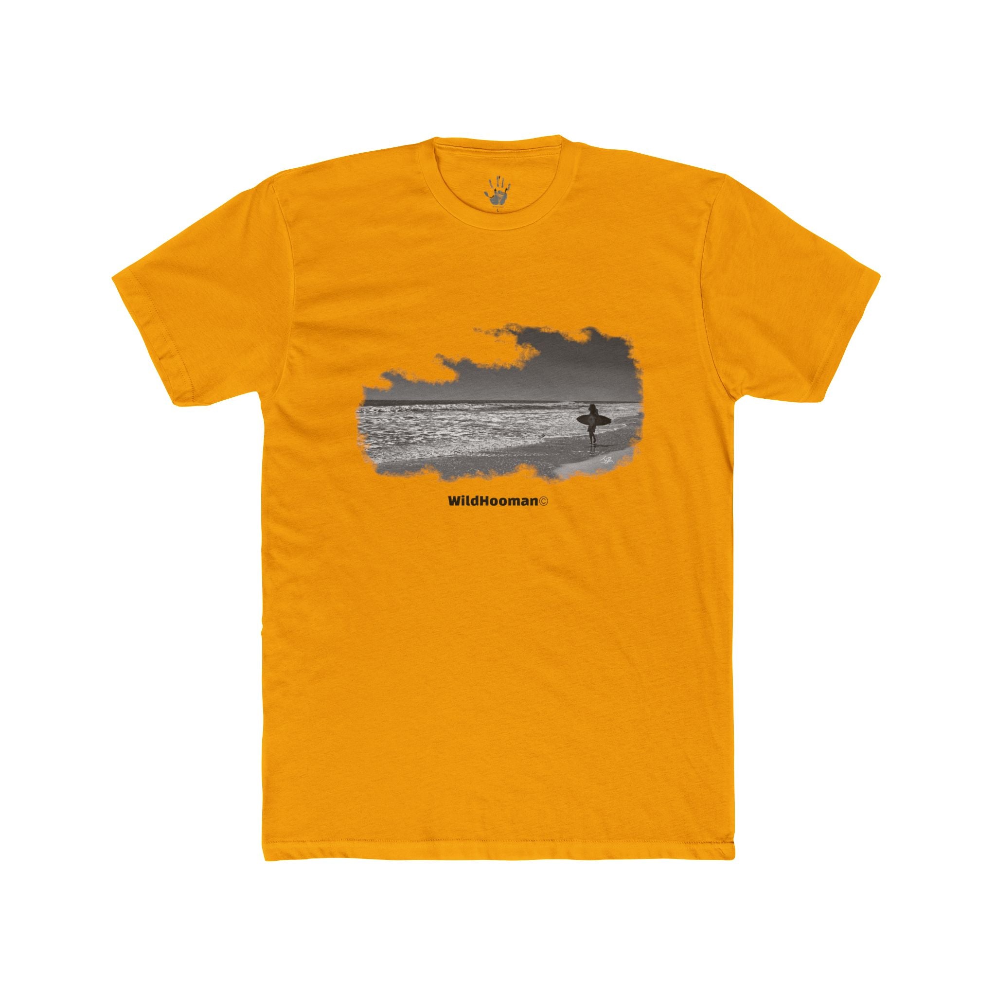 WildHooman - Surfer Jacksonville Beach, Florida Unisex Cotton T-shirt