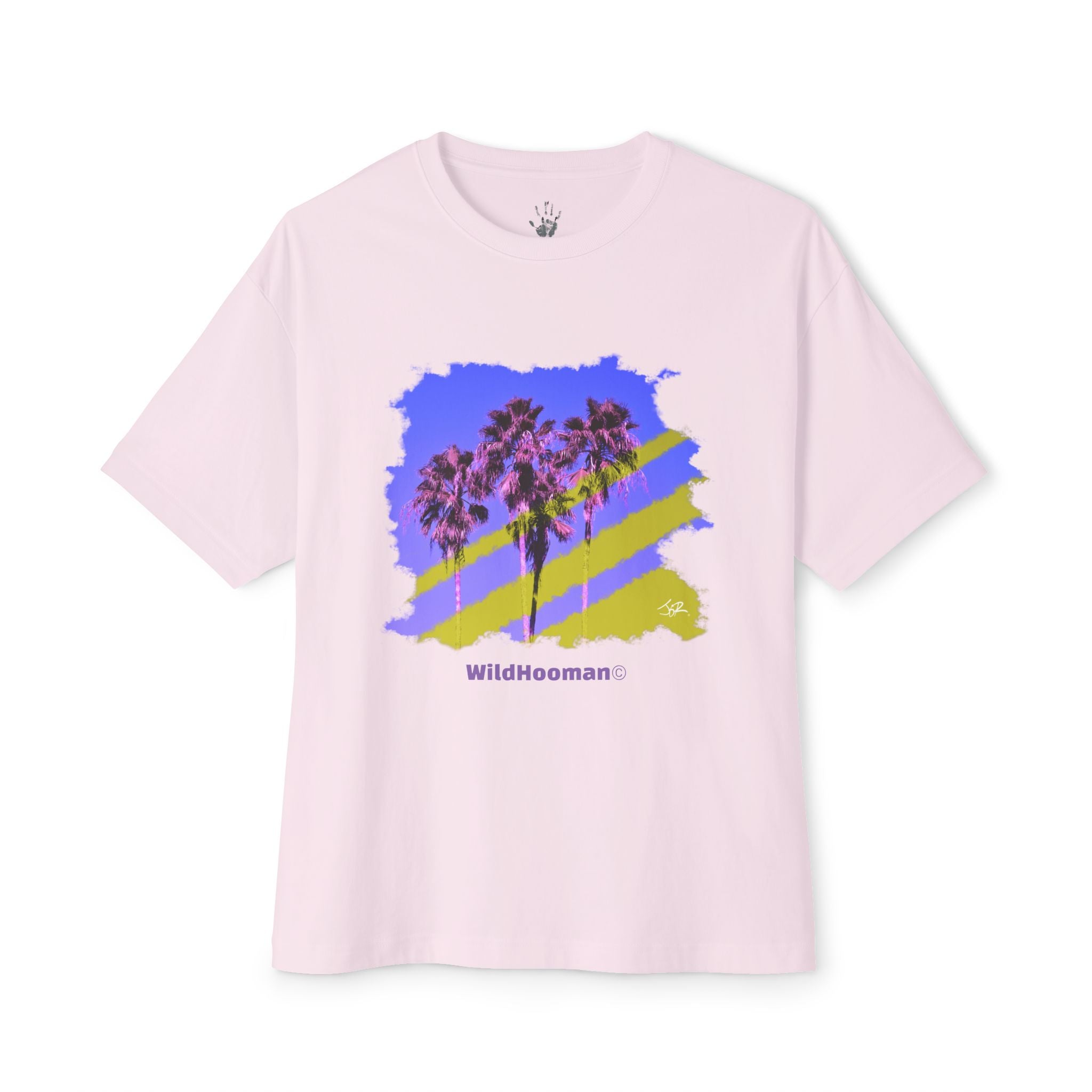 WildHooman - Palm Tree Dreaming - Unisex Boxy Tee