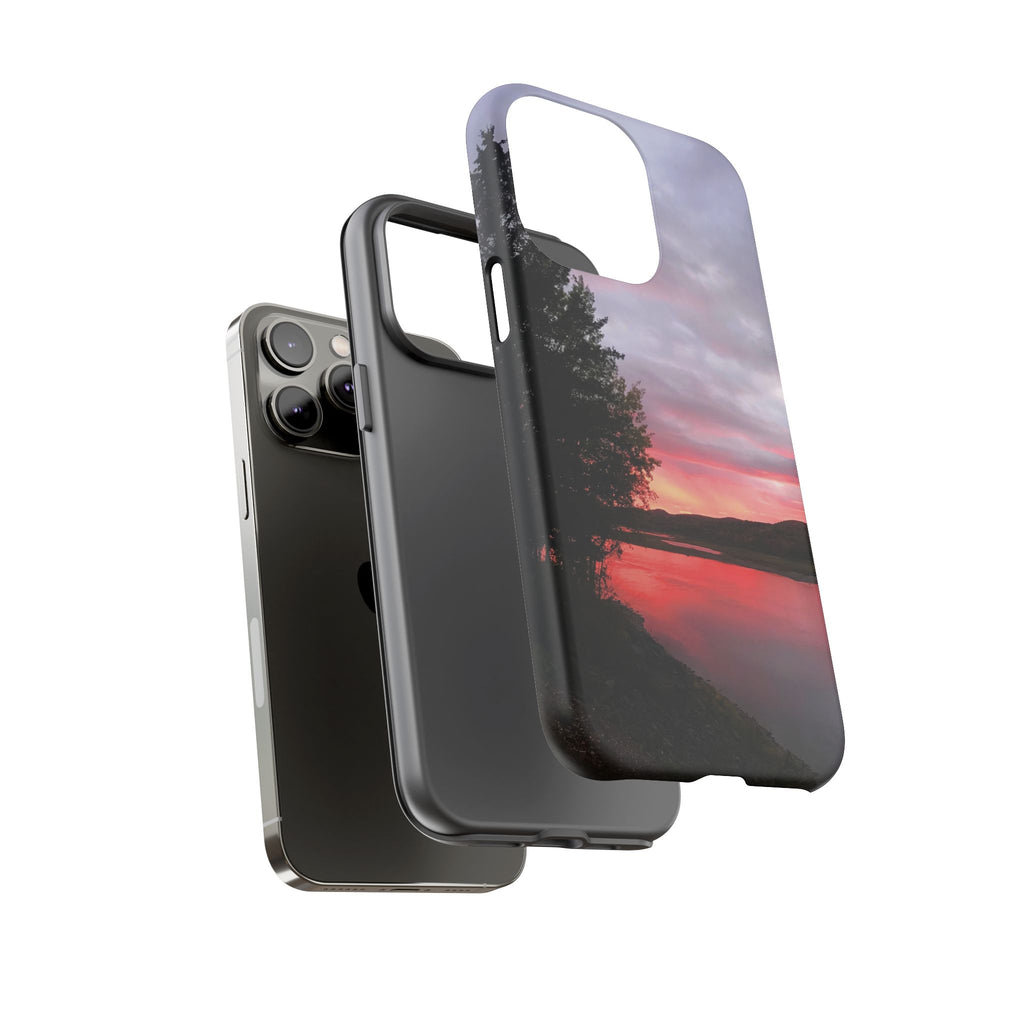 WildHooman Sunset -  St. John River, Maine - Phone Protective Cover