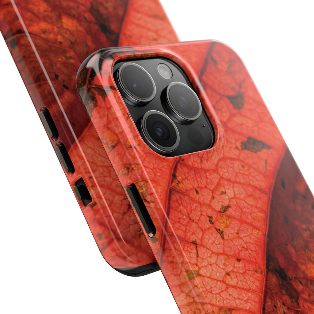 WildHooman - Red Leaf Autumn Vibe - Tough Case