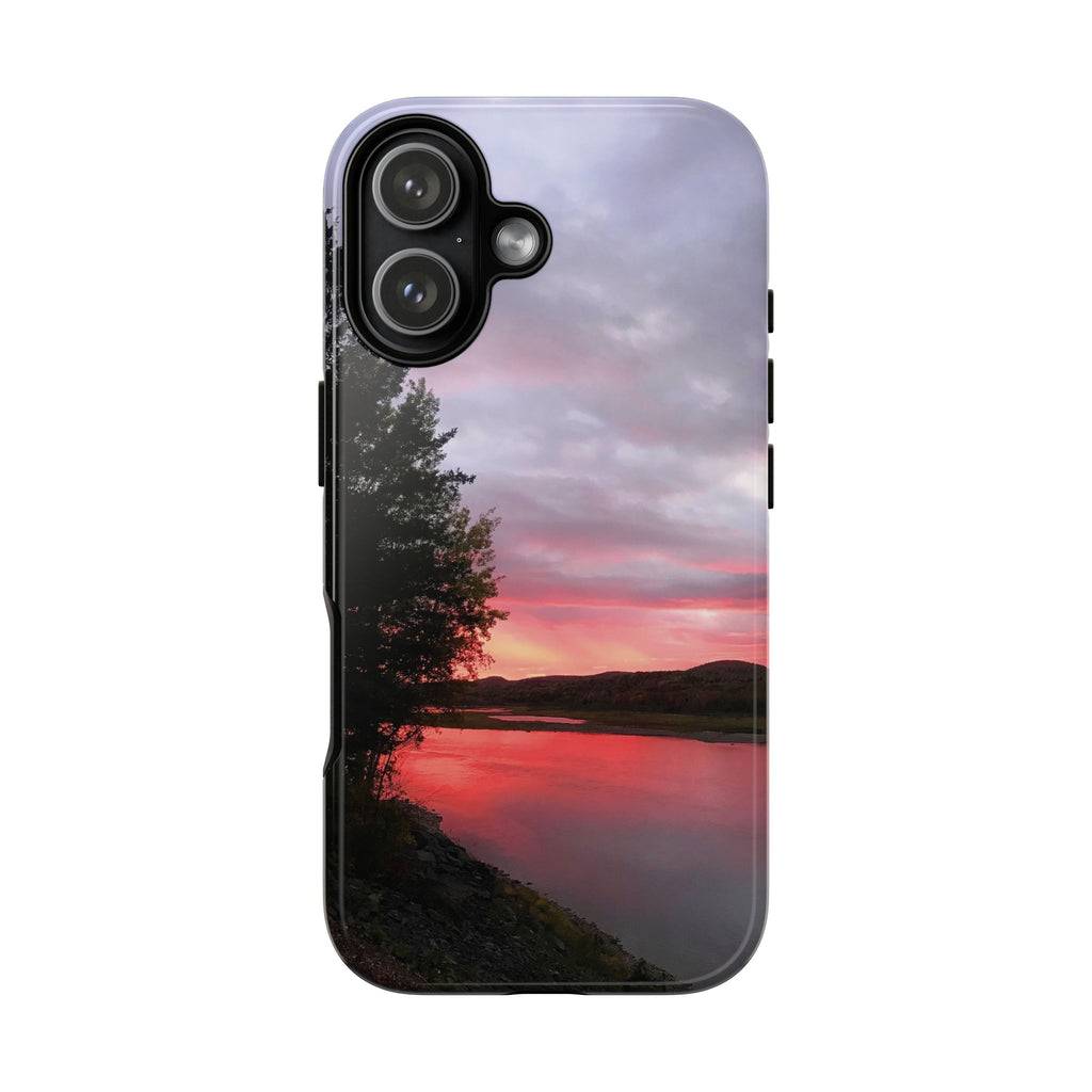 WildHooman Sunset -  St. John River, Maine - Phone Protective Cover