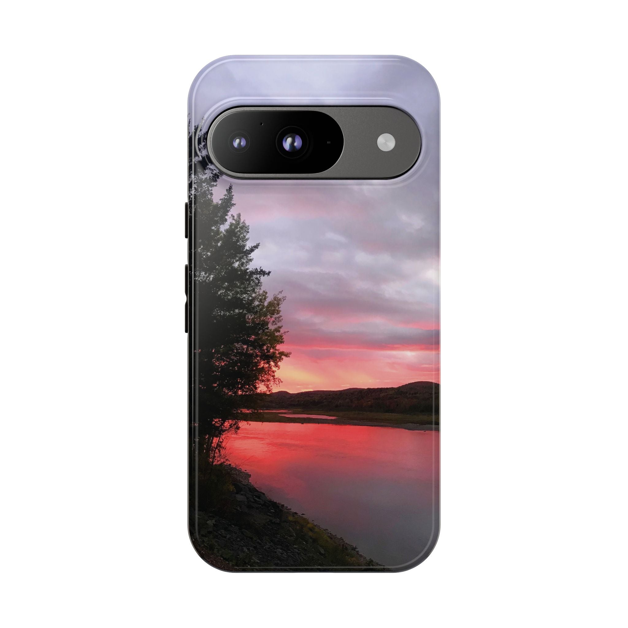 WildHooman Sunset -  St. John River, Maine - Phone Protective Cover