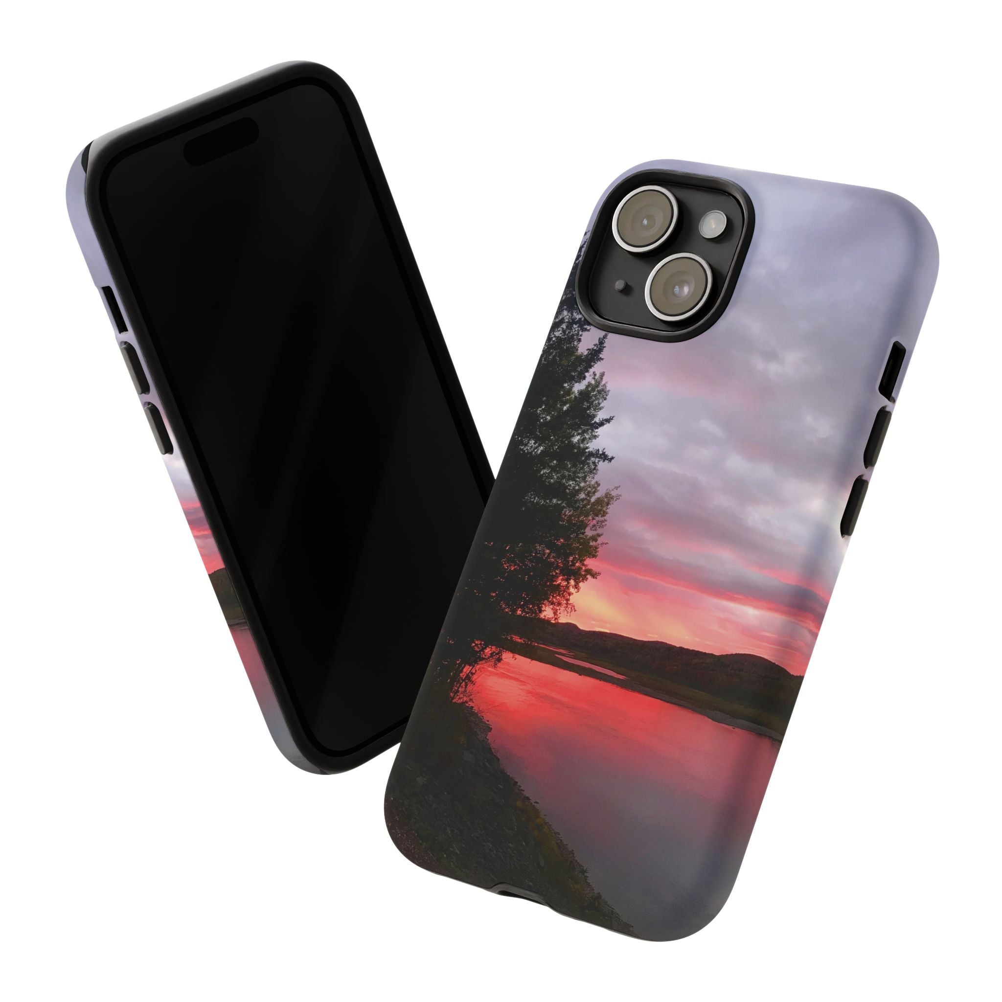 WildHooman Sunset -  St. John River, Maine - Phone Protective Cover