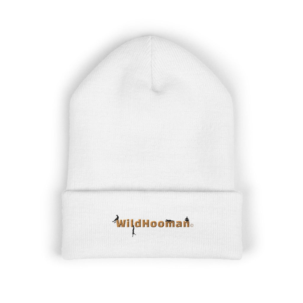 WildHooman Embroidered Cuffed Beanie - WildHooman