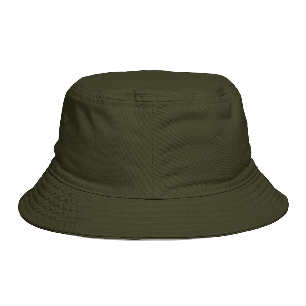 WildHooman Brown Bucket Hat — Outdoor Adventure Logo Hat