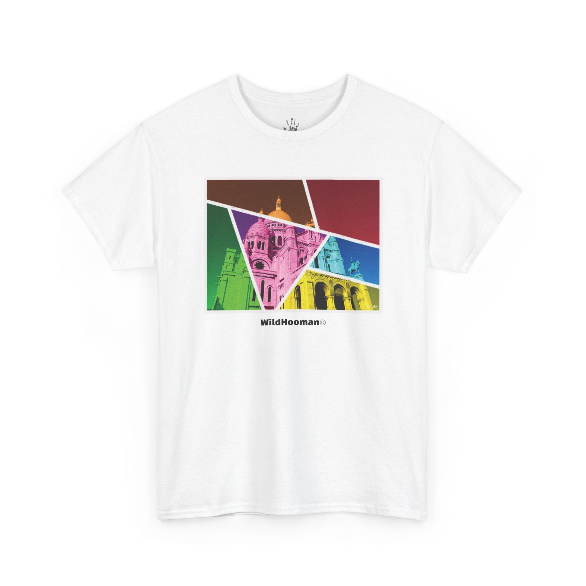 WildHooman Basilique du Sacré - Cœur Unisex T-Shirt - WildHooman