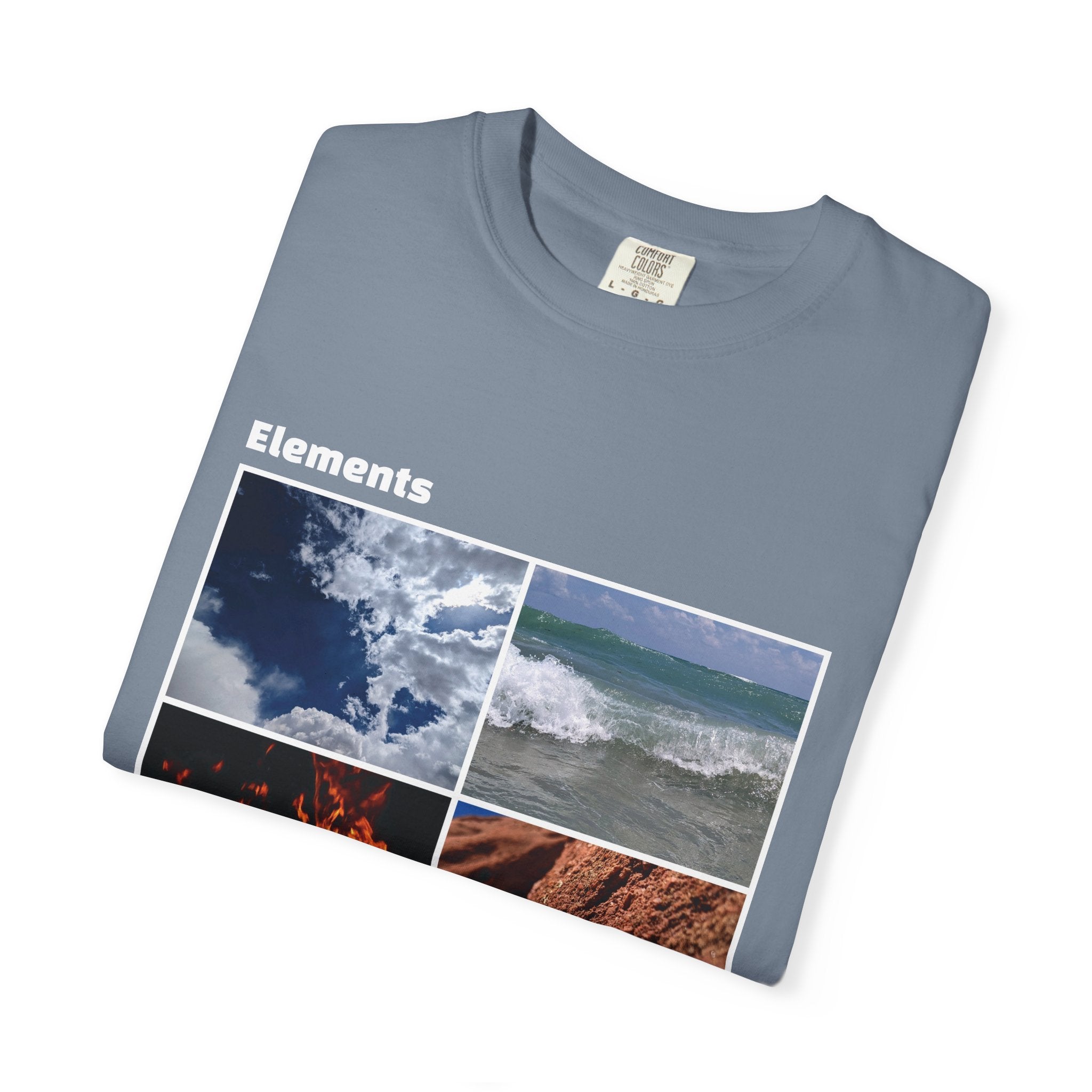 WildHooman Nature's Elements Unisex T-Shirt - Ocean, Fire, Earth & Air