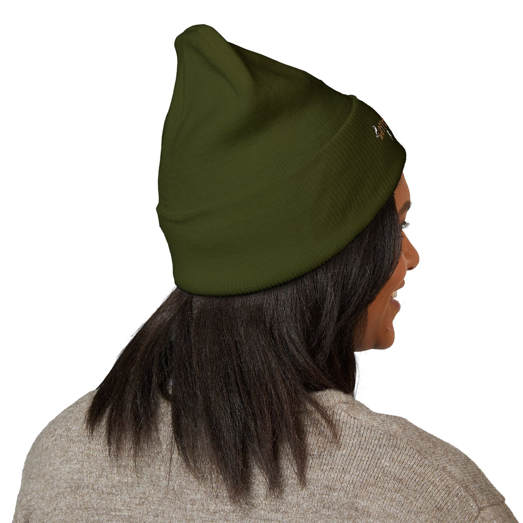 WildHoodman Embroidered Cuffed Beanie - WildHooman
