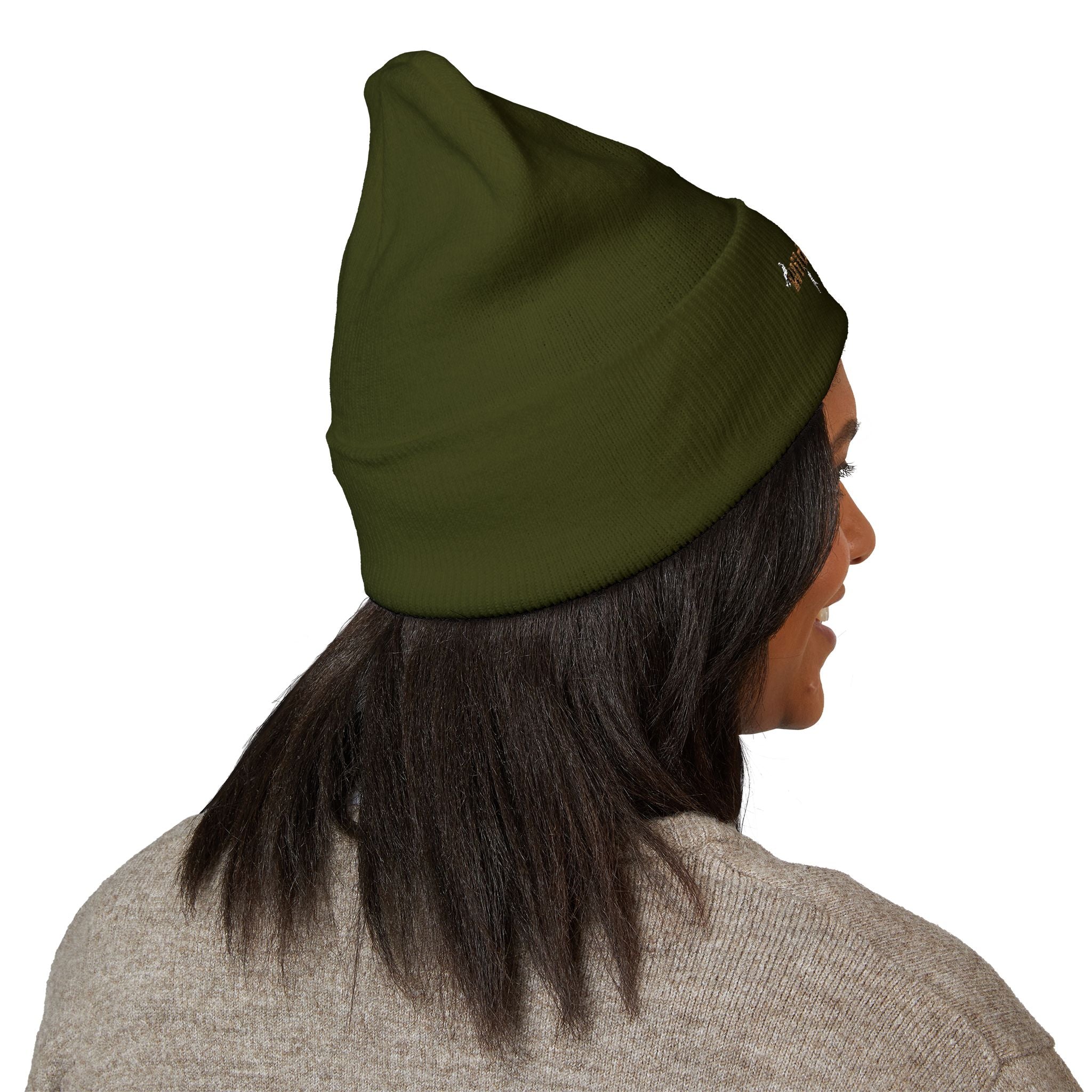 WildHoodman Embroidered Cuffed Beanie - WildHooman