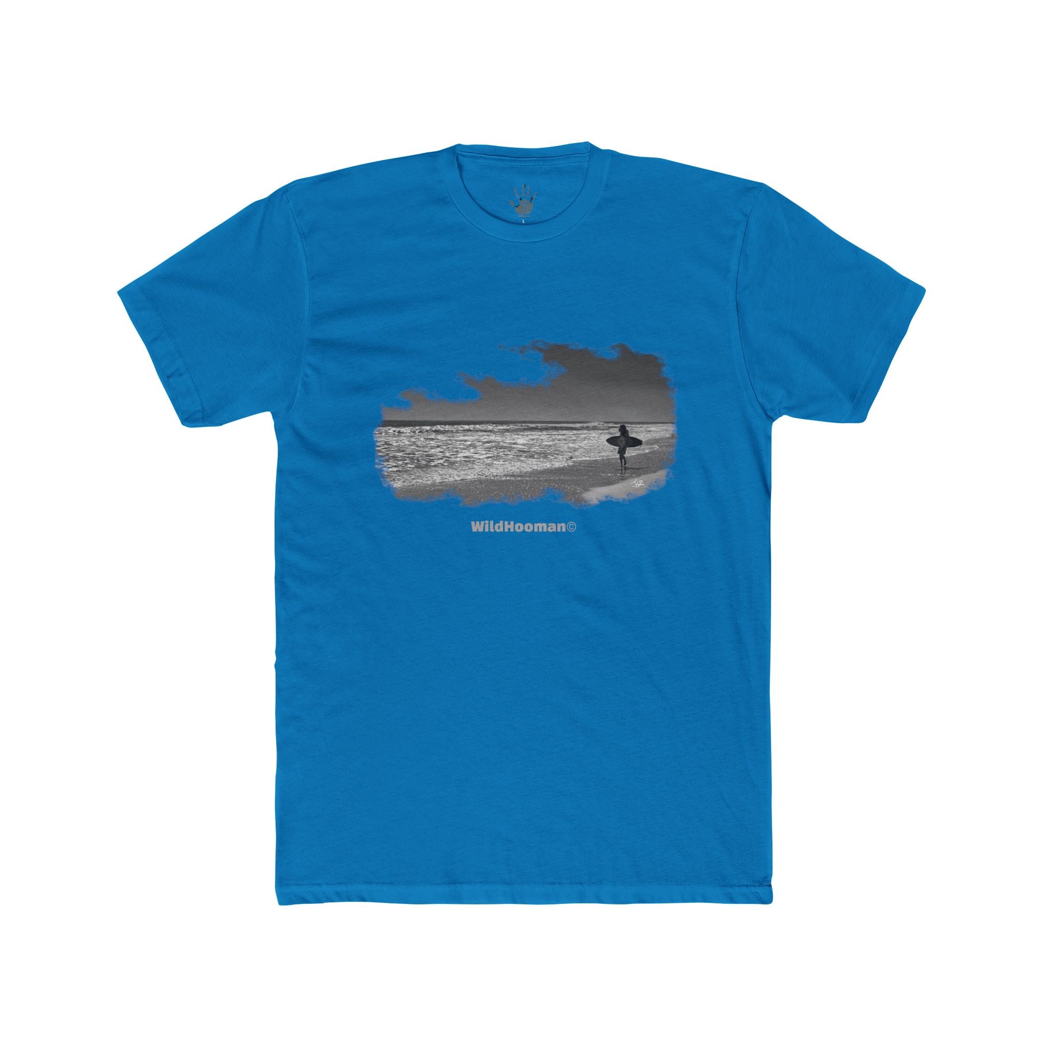 WildHooman - Surfer Jacksonville Beach, Florida Unisex Cotton T-shirt