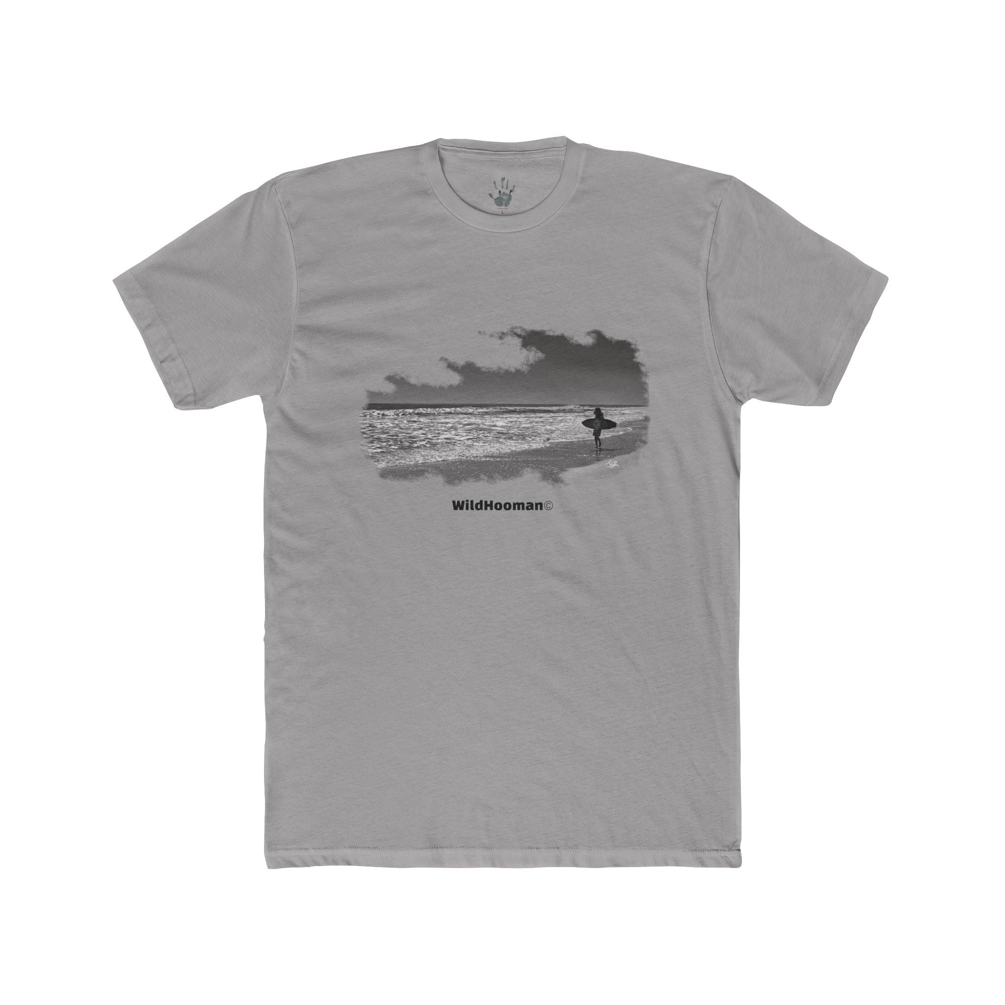 WildHooman - Surfer Jacksonville Beach, Florida Unisex Cotton T-shirt
