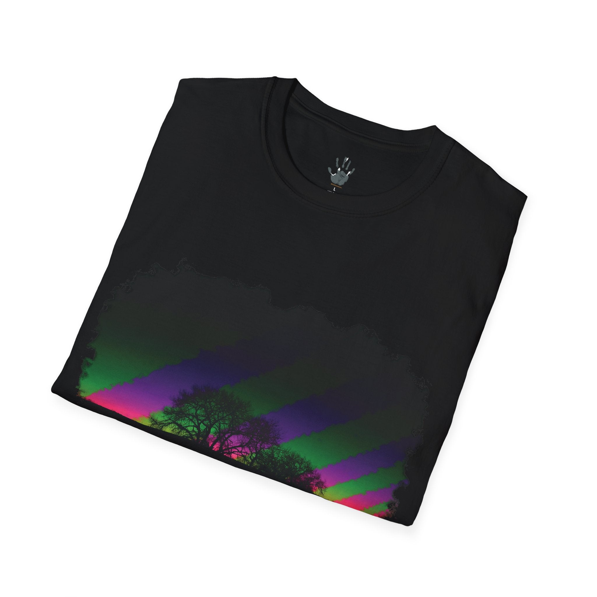 Wildhooman Aurora Effect Night Scape T-Shirt