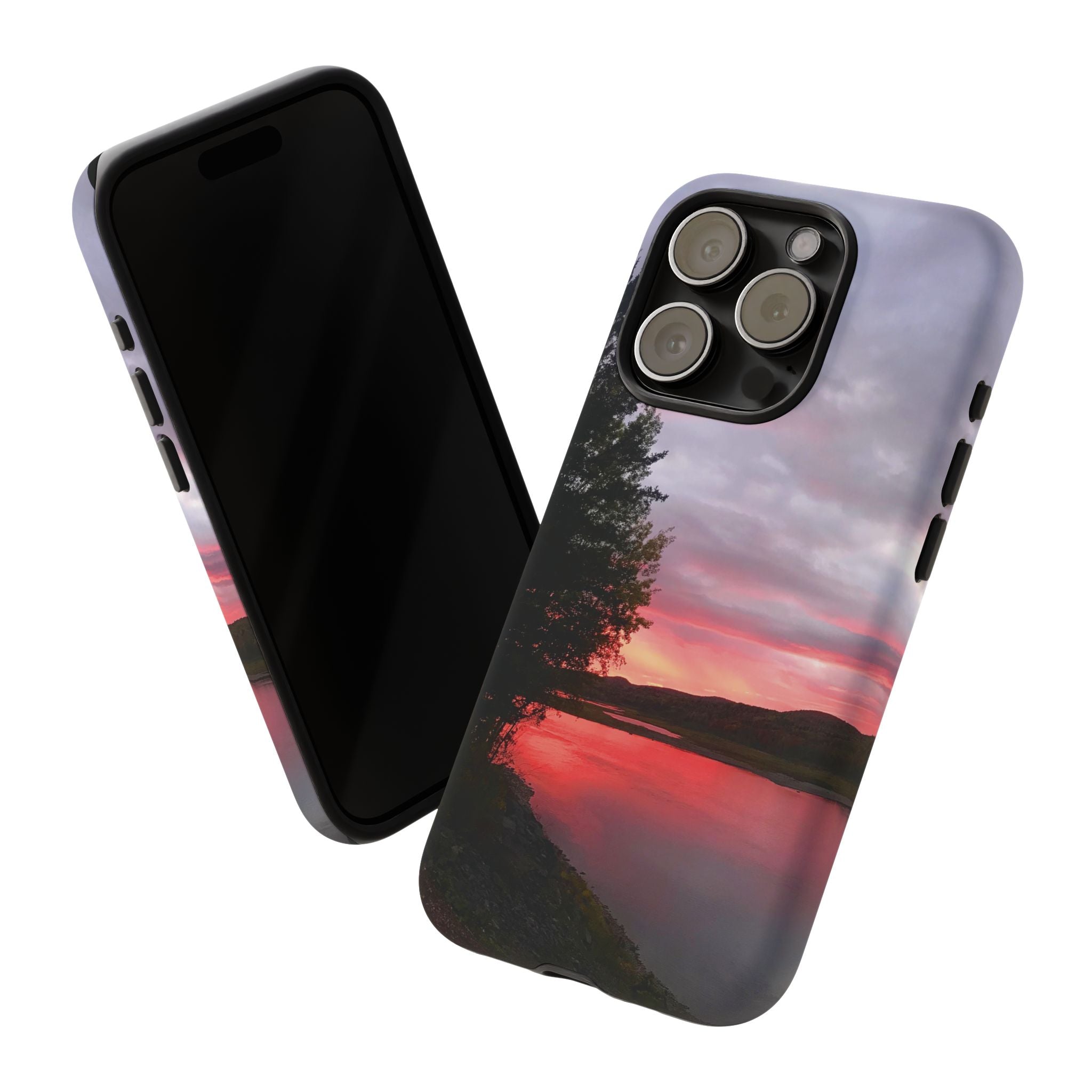 WildHooman Sunset -  St. John River, Maine - Phone Protective Cover