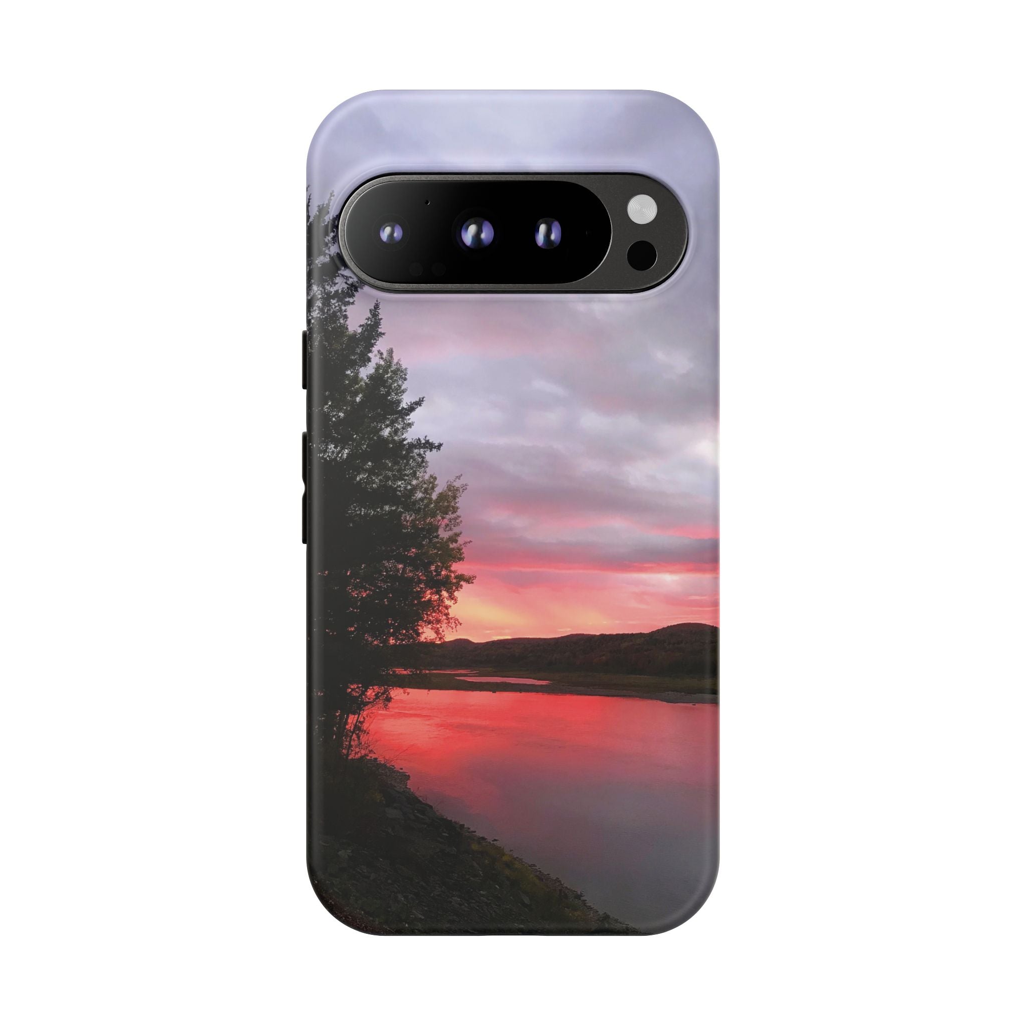 WildHooman Sunset -  St. John River, Maine - Phone Protective Cover