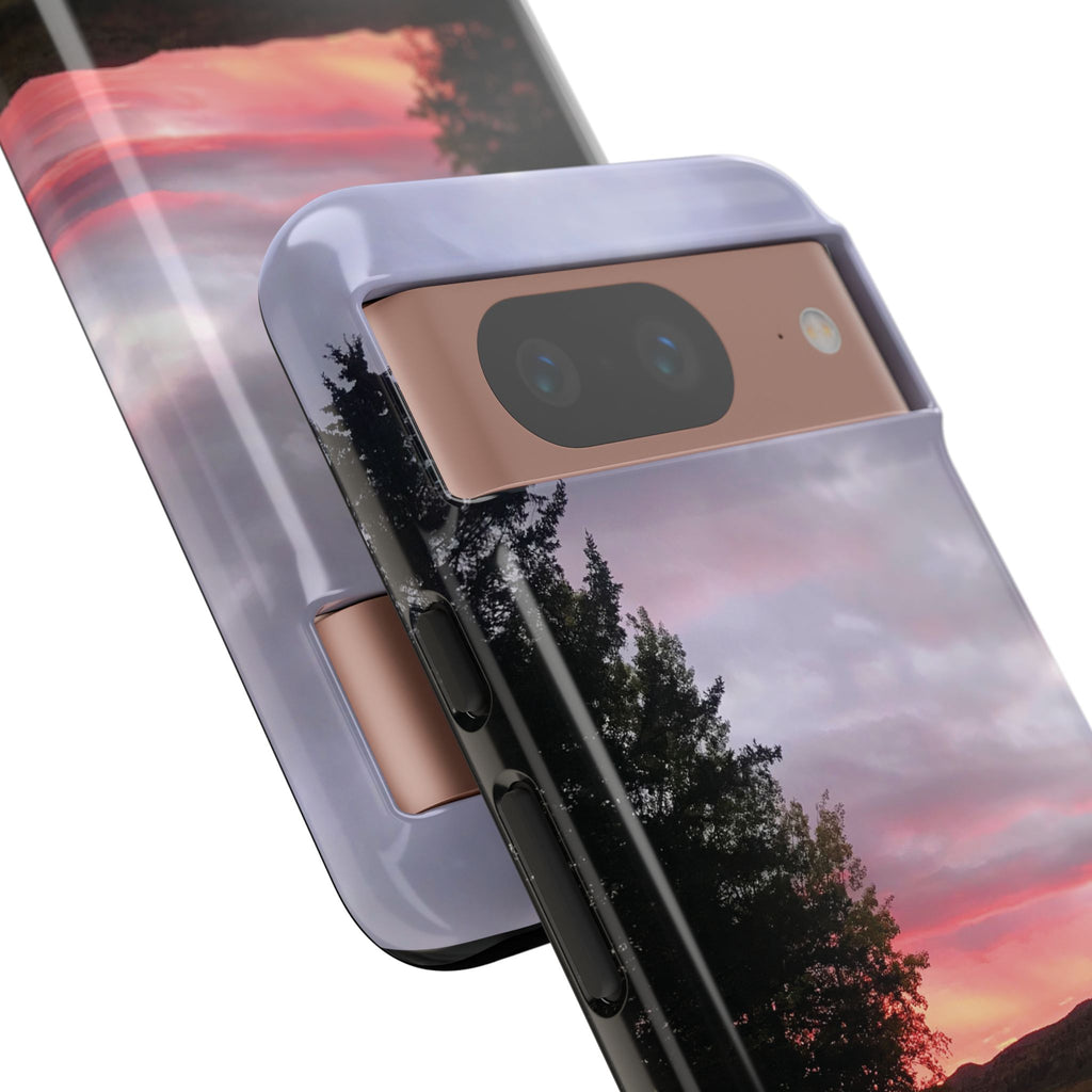 WildHooman Sunset -  St. John River, Maine - Phone Protective Cover