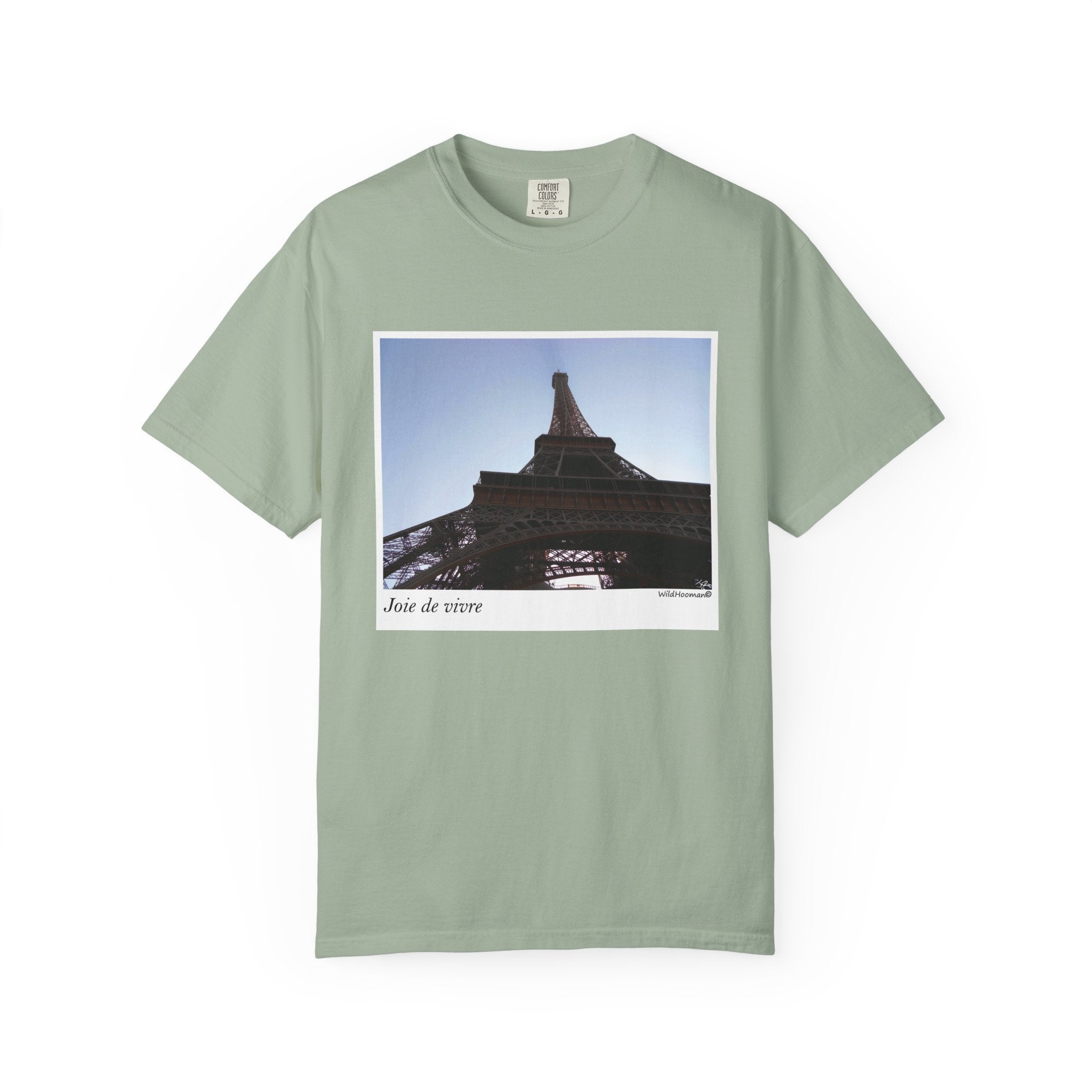 WildHooman Eiffel Tower Joie de Vivre Unisex T-Shirt