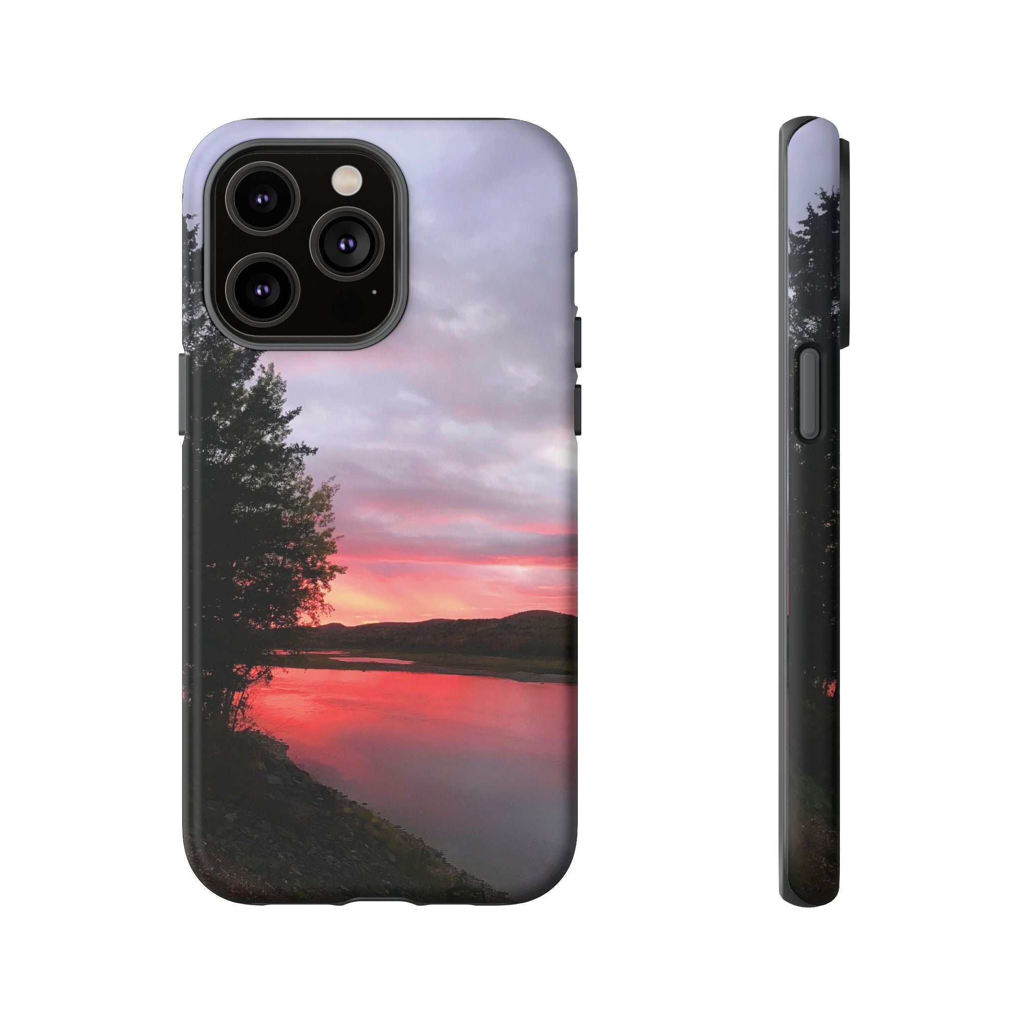 WildHooman Sunset -  St. John River, Maine - Phone Protective Cover