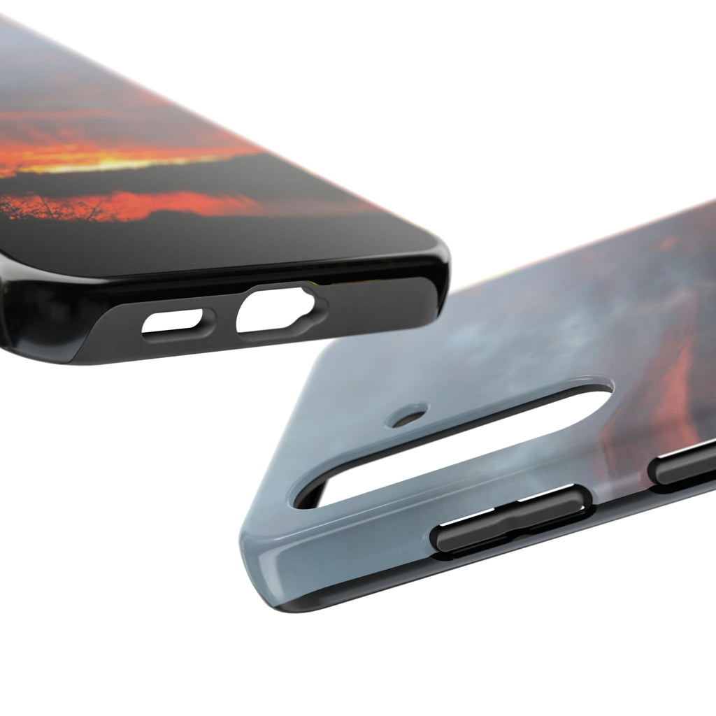 WildHooman St. John River, Maine Sunset Tough Phone Case