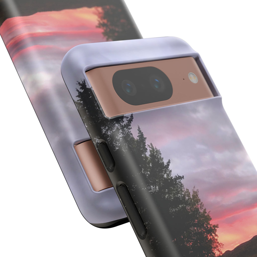 WildHooman Sunset -  St. John River, Maine - Phone Protective Cover