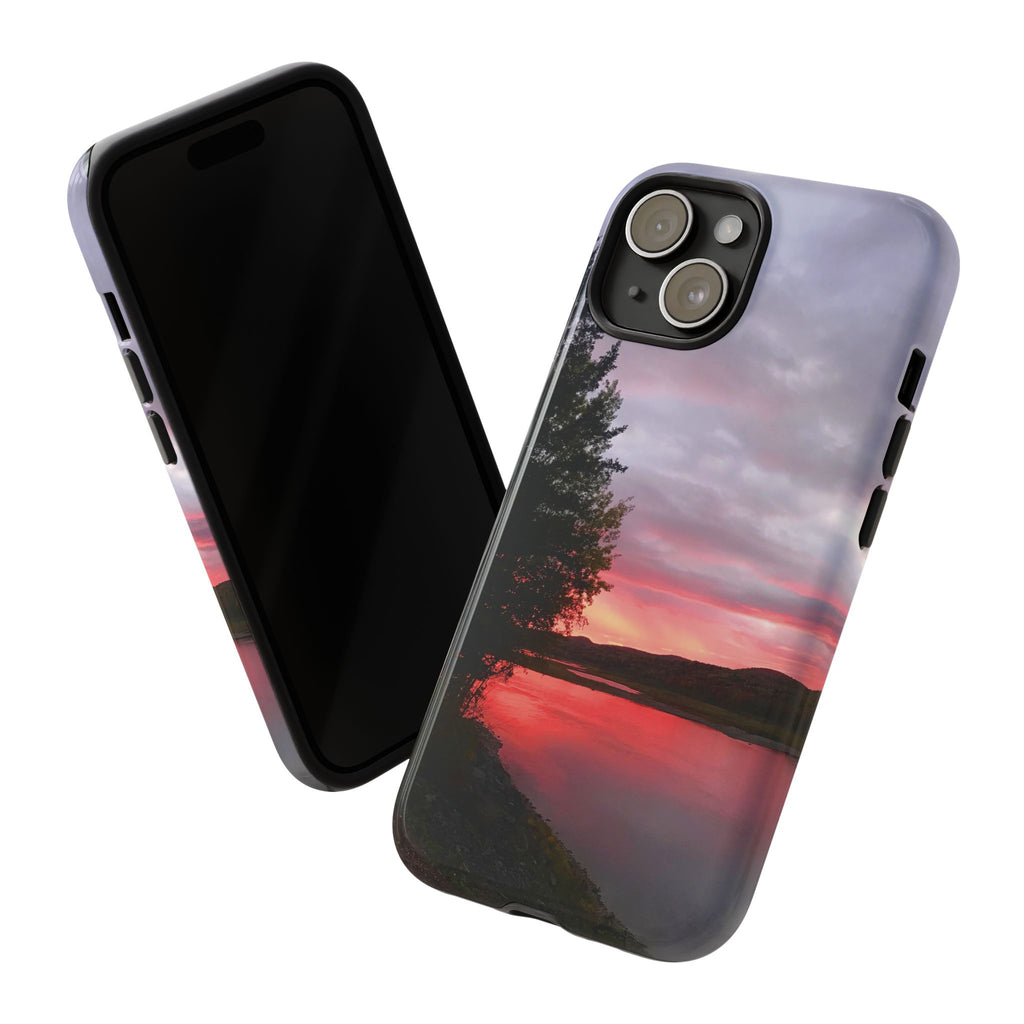 WildHooman Sunset -  St. John River, Maine - Phone Protective Cover