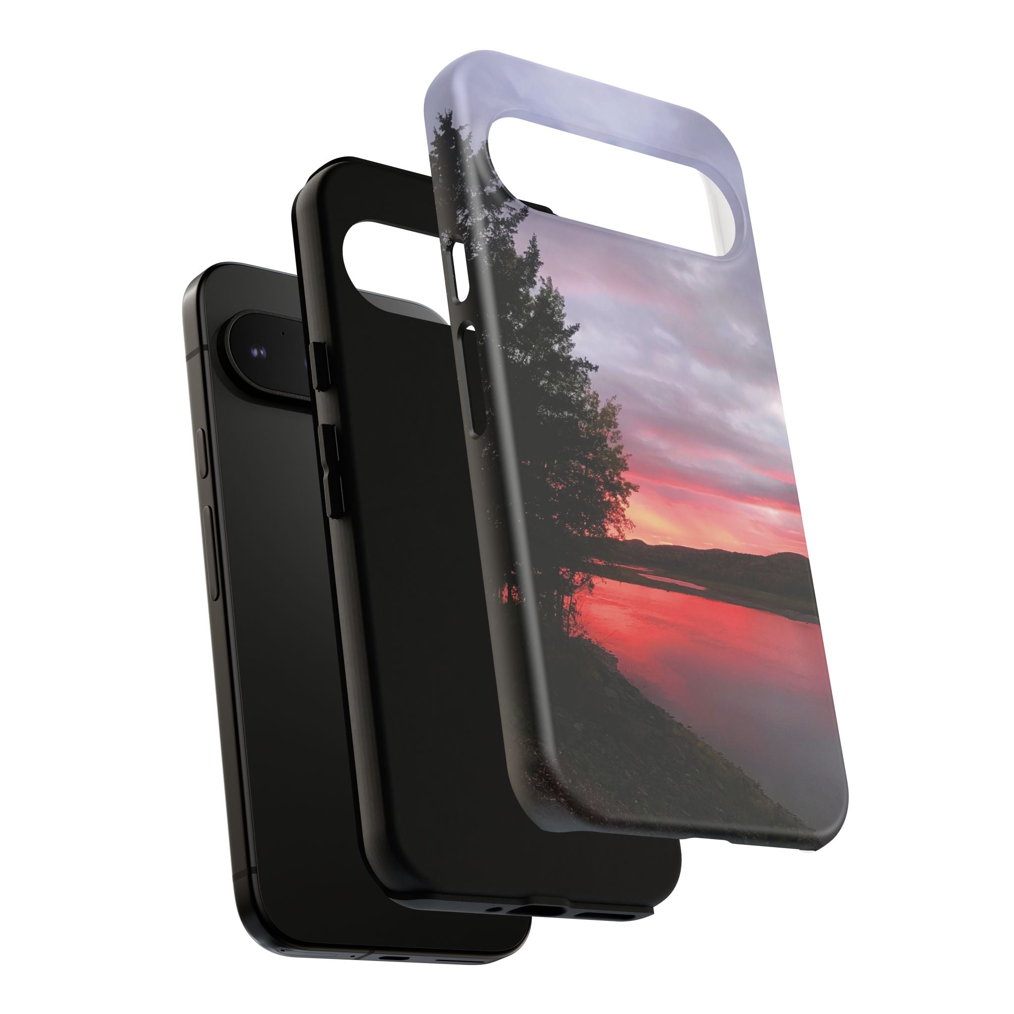 WildHooman Sunset -  St. John River, Maine - Phone Protective Cover