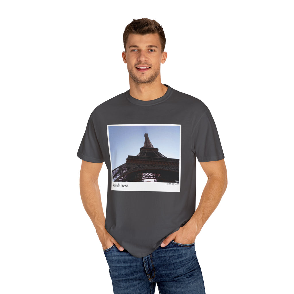 WildHooman Eiffel Tower Joie de Vivre Unisex T-Shirt