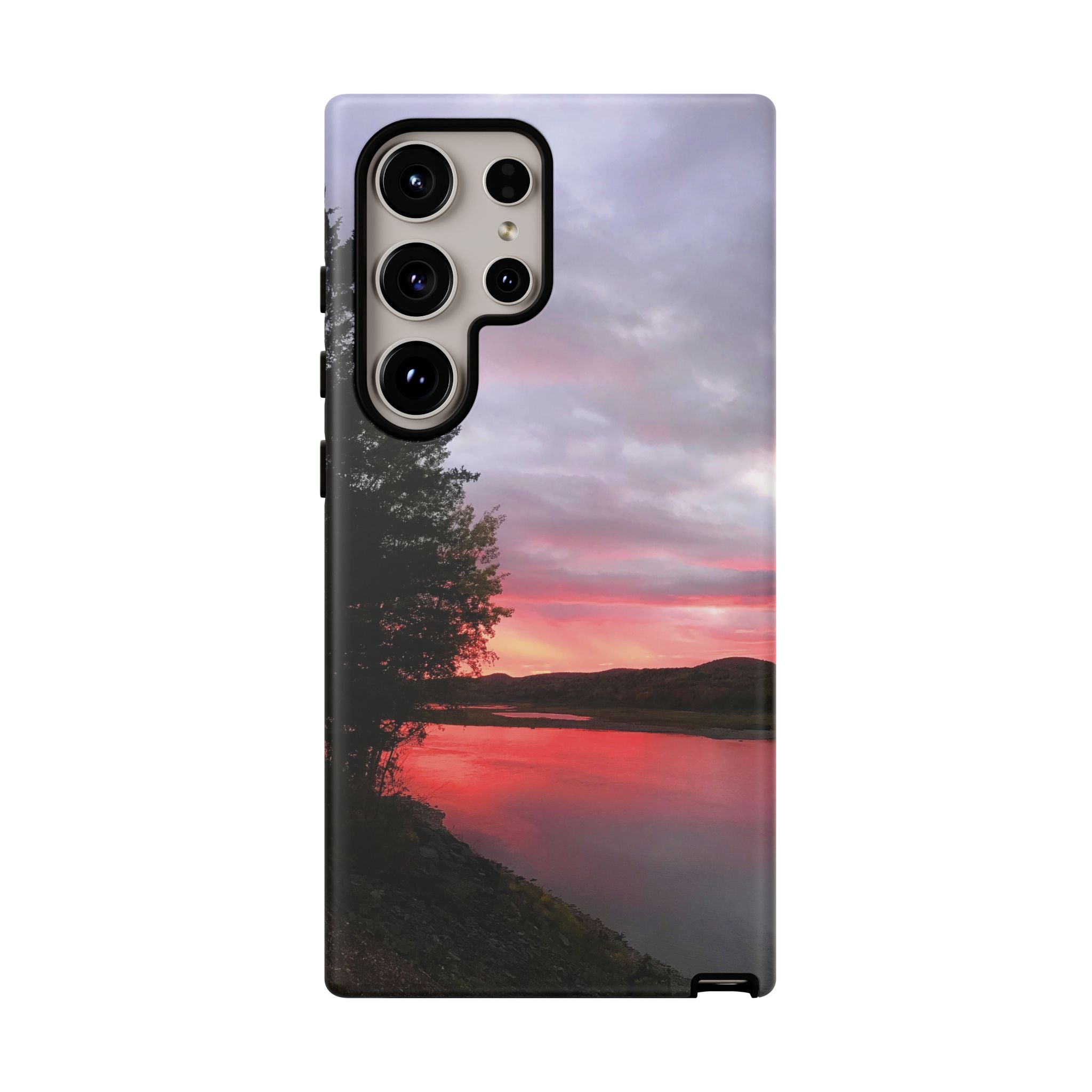 WildHooman Sunset -  St. John River, Maine - Phone Protective Cover
