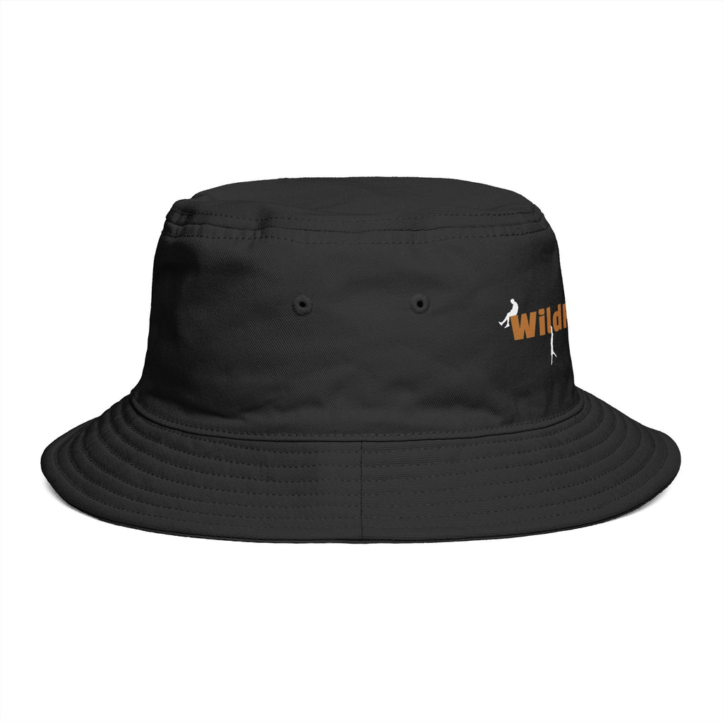 WildHooman Brown Bucket Hat — Outdoor Adventure Logo Hat