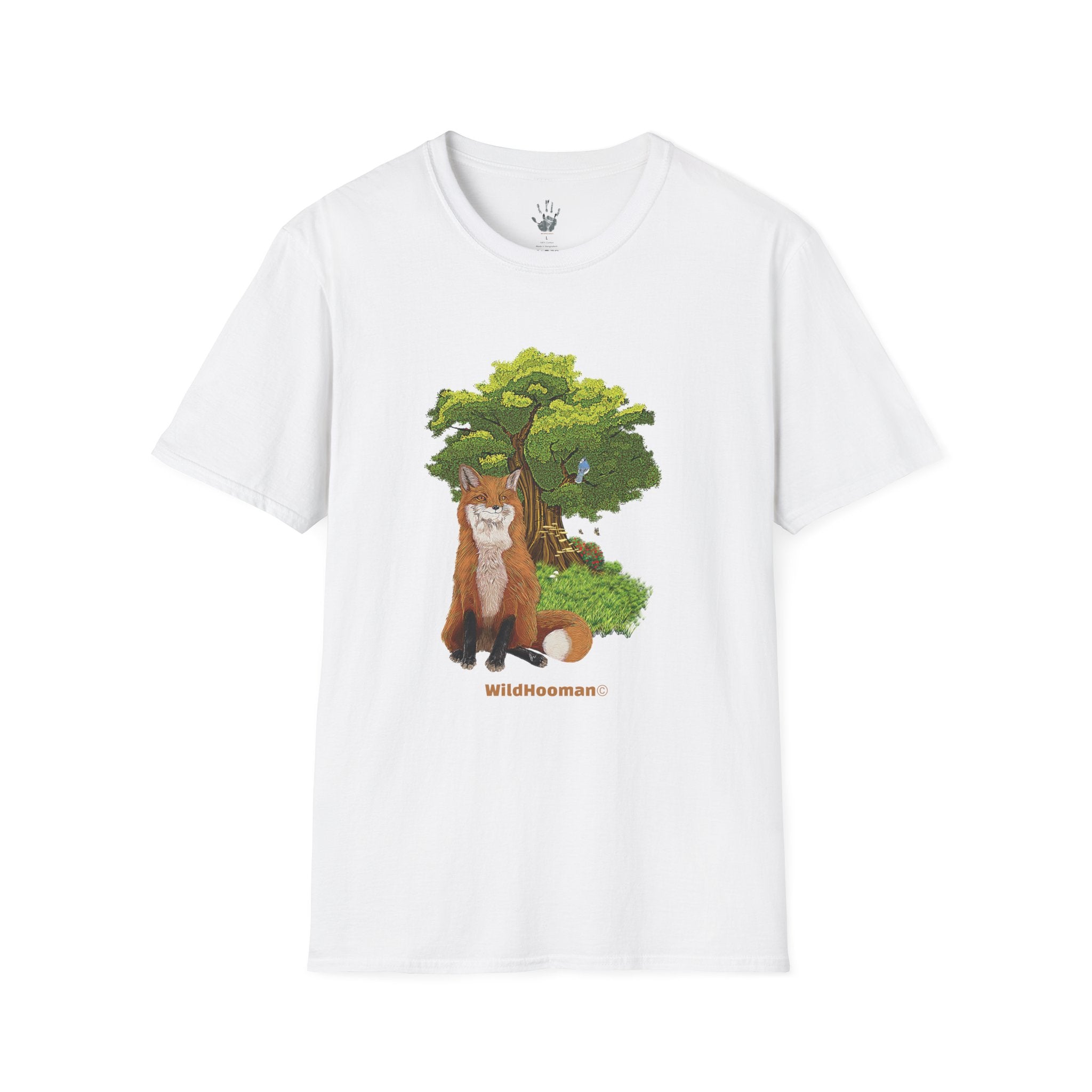 Wildhooman Fox Unisex Cotton T-shirt - WildHooman