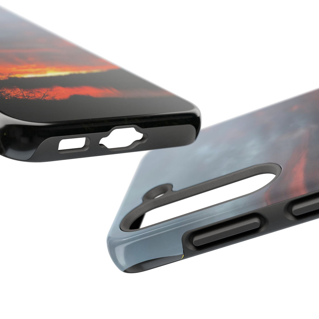 WildHooman St. John River, Maine Sunset Tough Phone Case