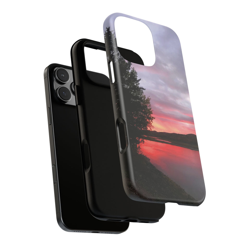 WildHooman Sunset -  St. John River, Maine - Phone Protective Cover